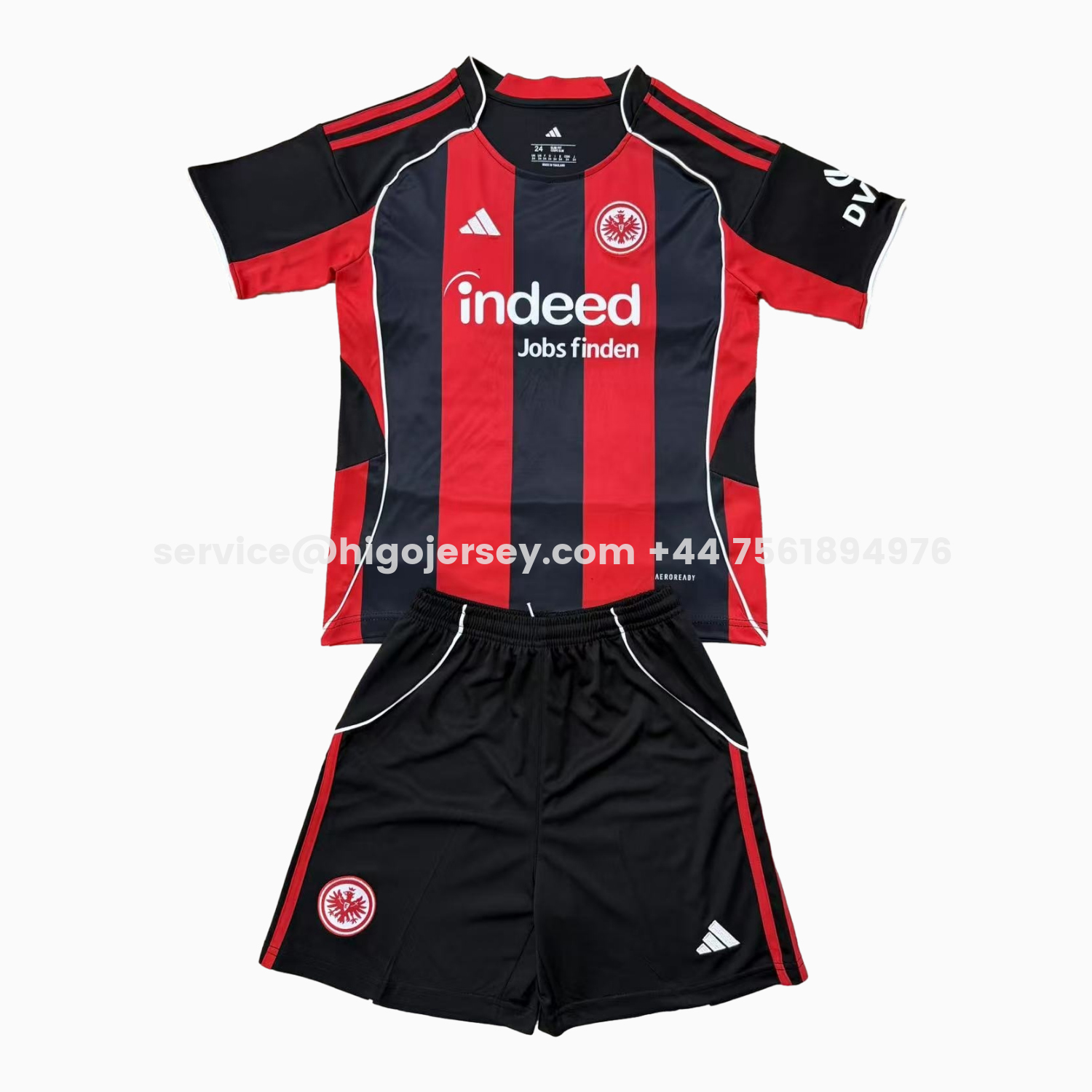 Higojerseys-Frankfurt 25-26 Home Men's Adult Jersey Set - Fans Version