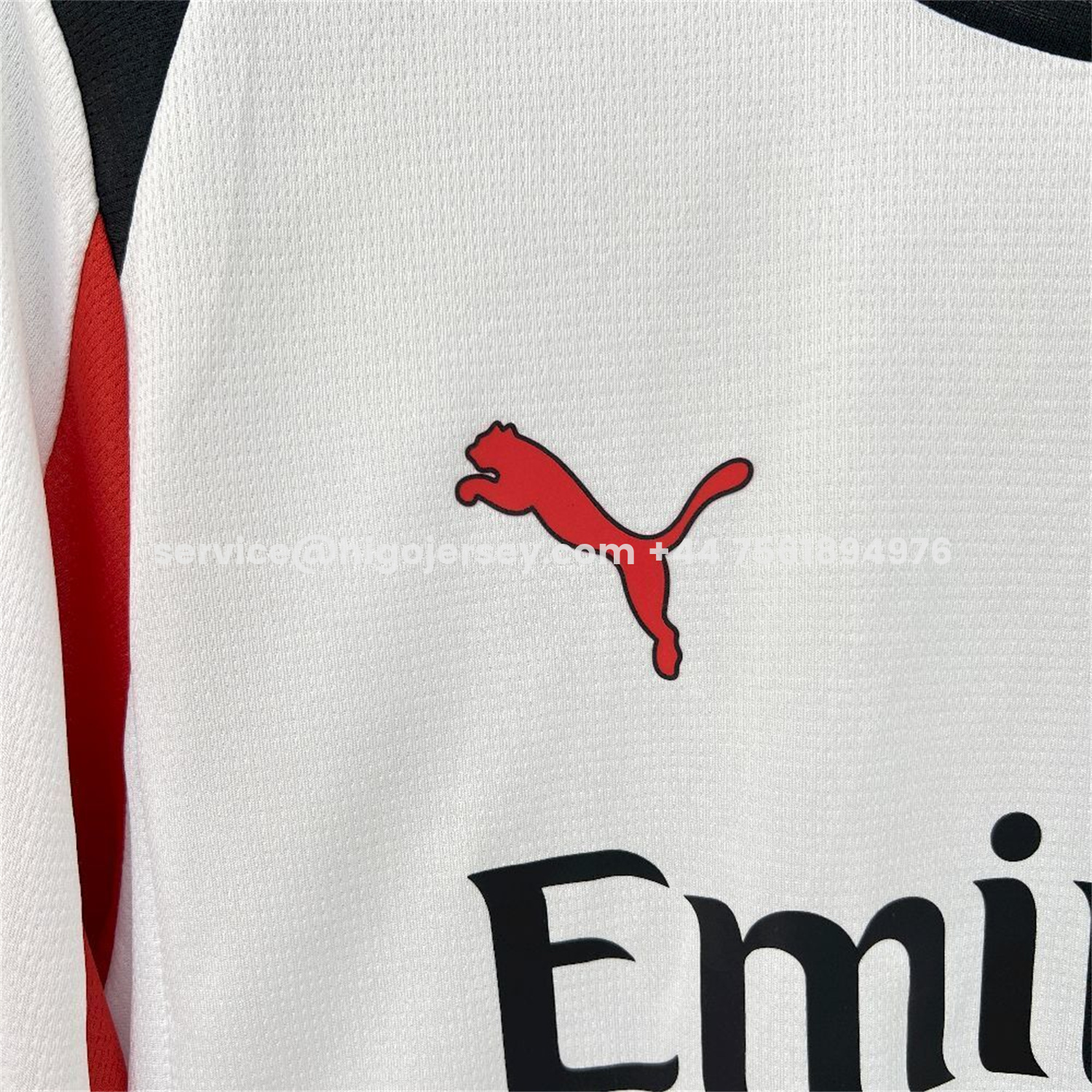 Higojerseys-AC Milan 25-26 Away White Long Sleeves Jersey - Fans Version