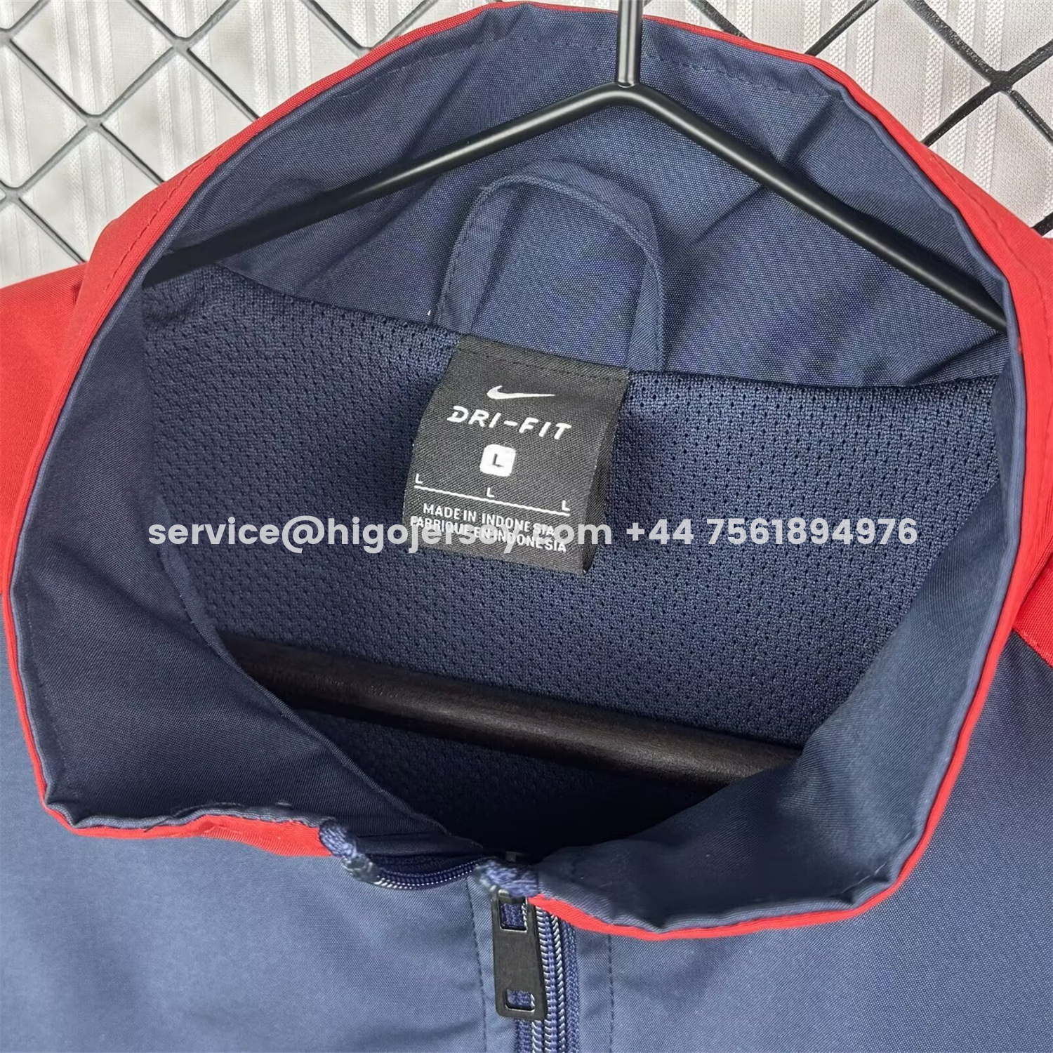 Higojerseys-Retro Arsenal 1998-99 Home Windbreaker Jacket - Red And Dark Grey