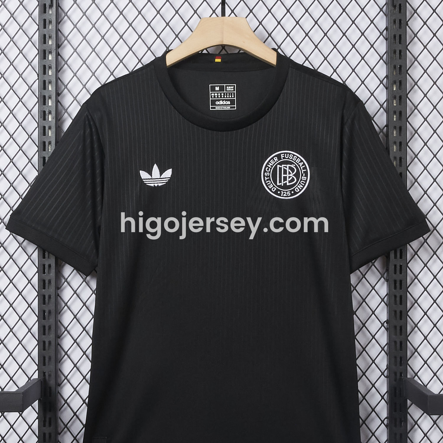 Higojerseys-Germany 2025 Black 125-Year Anniversary Commemorative Edition Jersey - Fans Version