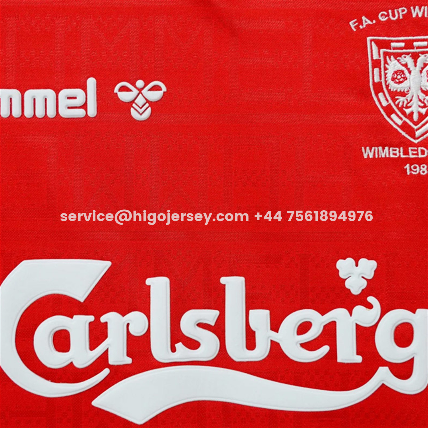 Higojerseys-Retro Wimbledon 1988-89 Away Red Jersey