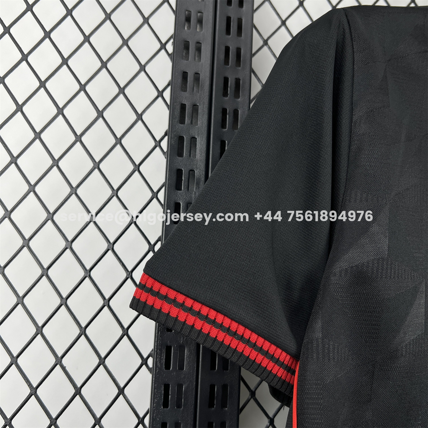 Higojerseys-Esporte Clube Vitória 25-26 Third Unsponsored Black Polo Jersey - Fans Version