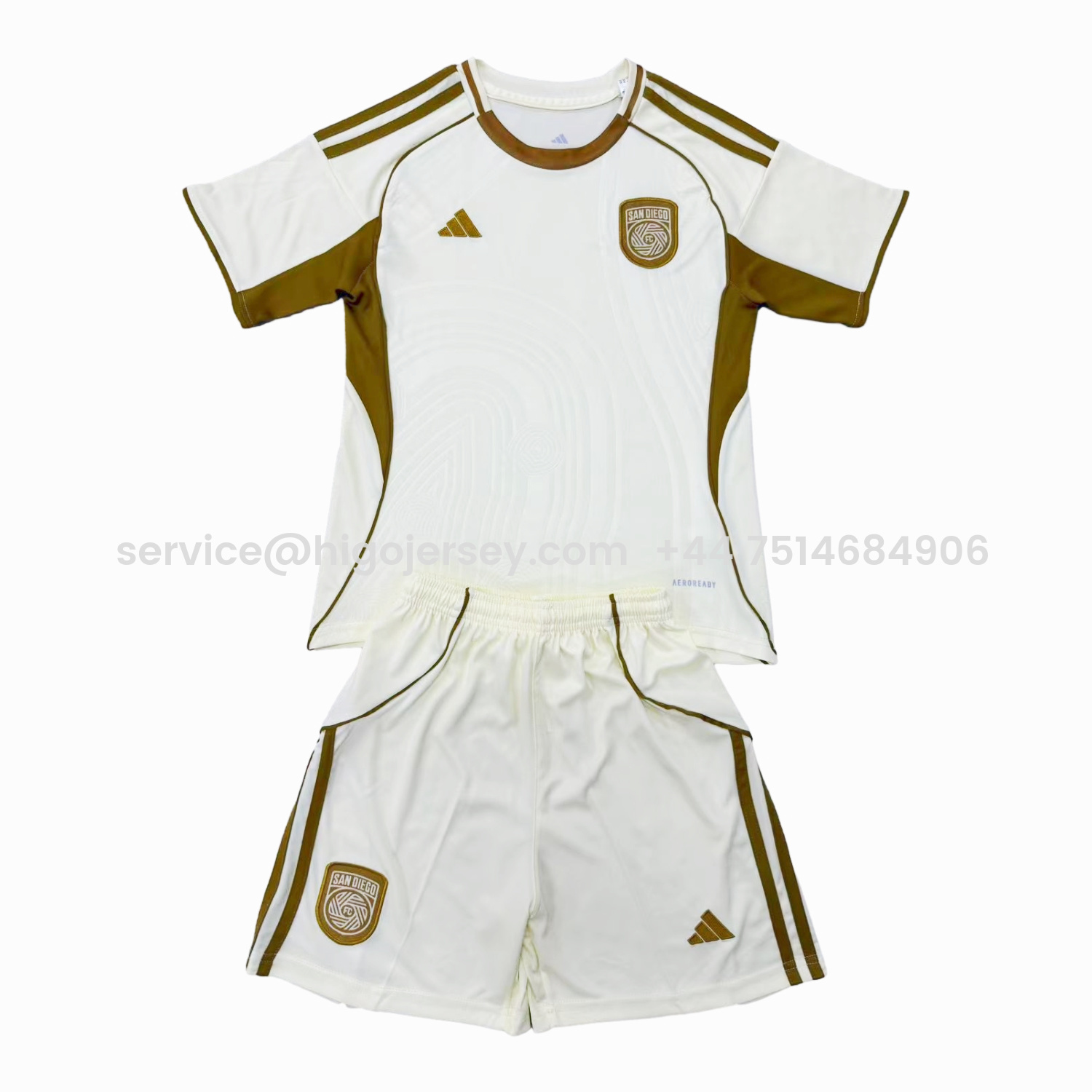 Higojerseys-San Diego 25-26 Pre-Match Training Men's Adult Jersey Set - Fans Version