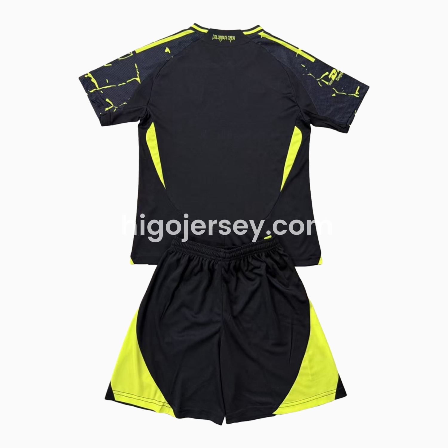 Higojerseys-Columbus Crew 2025 Away Kids Kit