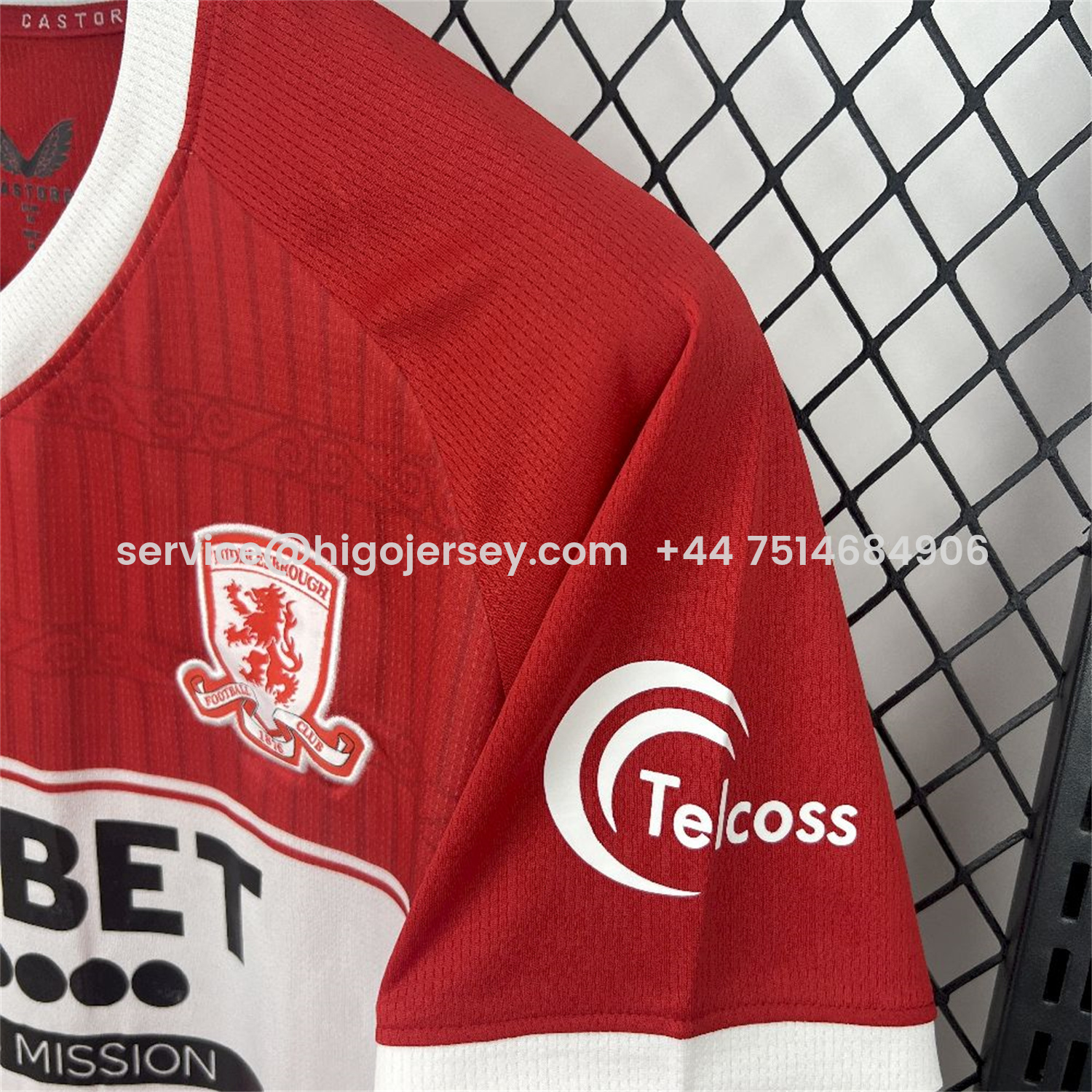 Higojerseys-Middlesbrough 25-26 Home Jersey - Fans Version