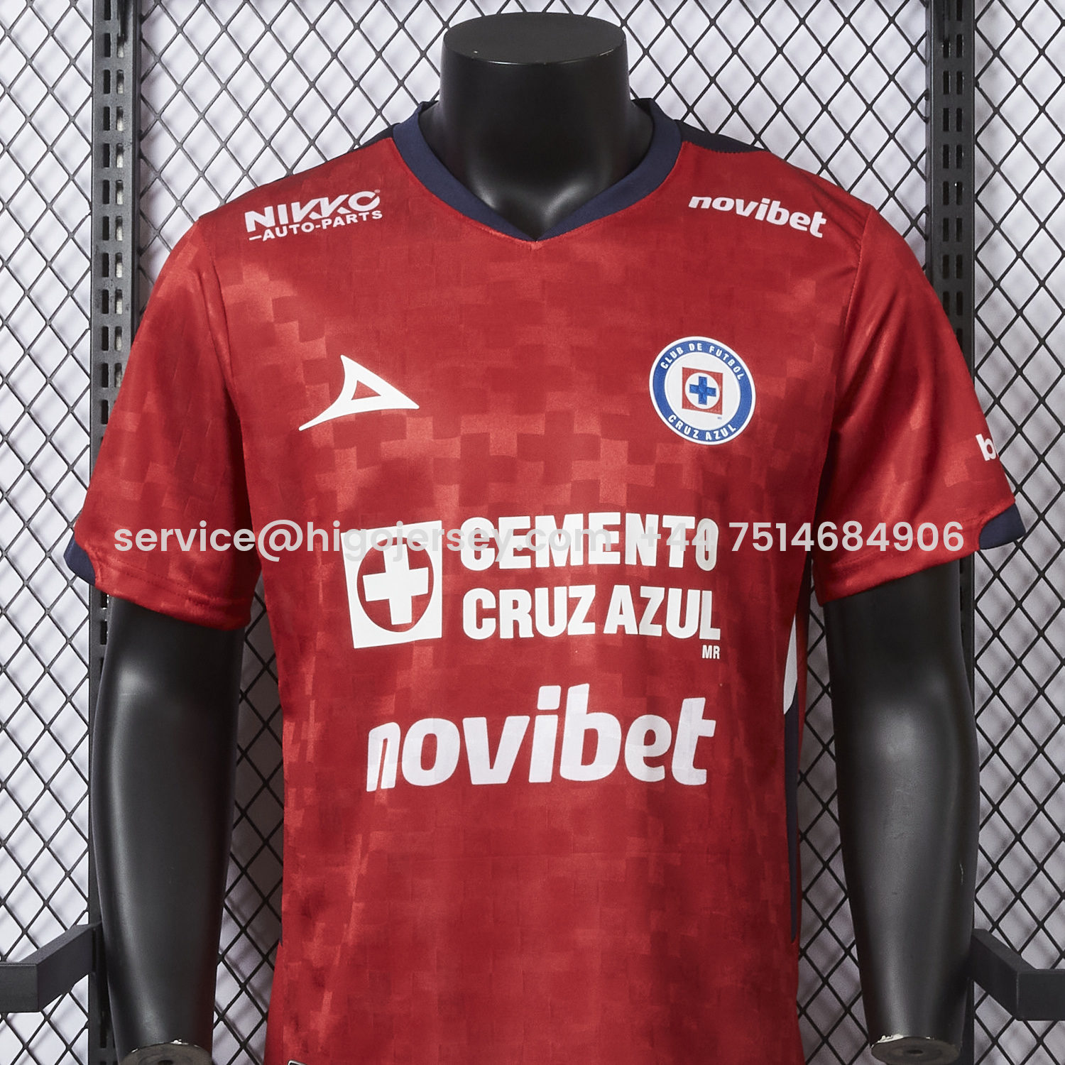 Higojerseys-Cruz Azul 25-26 Goalkeeper Red Jersey - Player Version