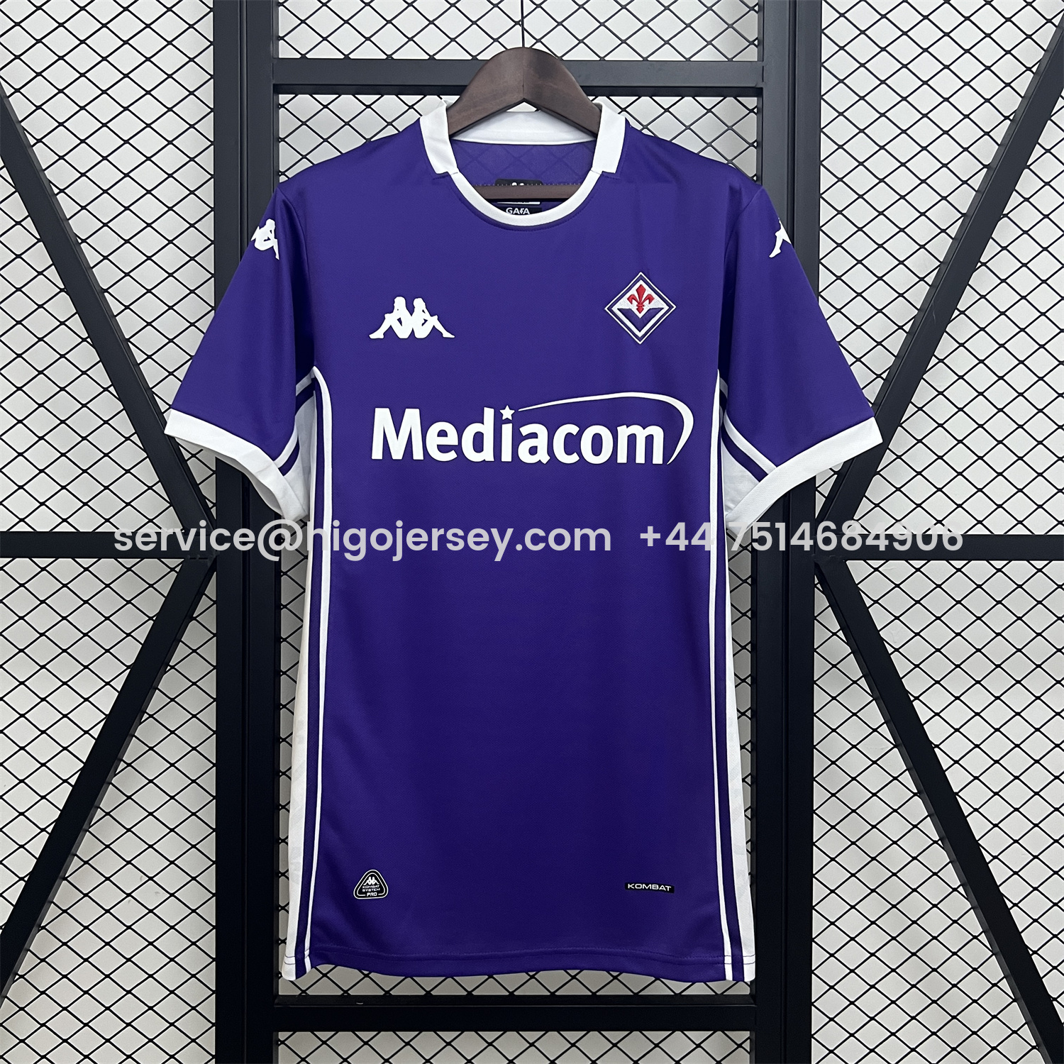 Higojerseys-Fiorentina 25-26 Home Jersey - Fans Version