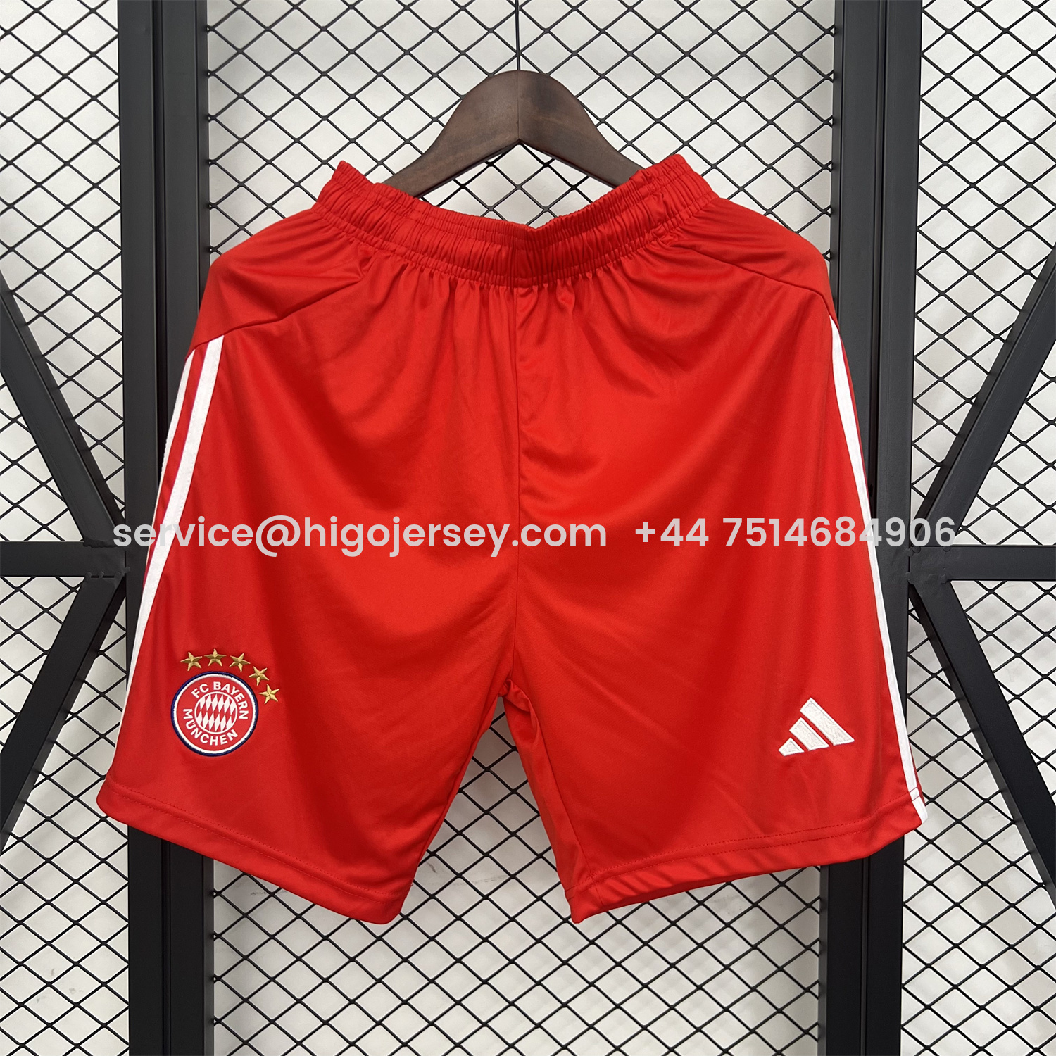 Higojerseys-Bayern Munich 25-26 Home Red Shorts - Fans Version