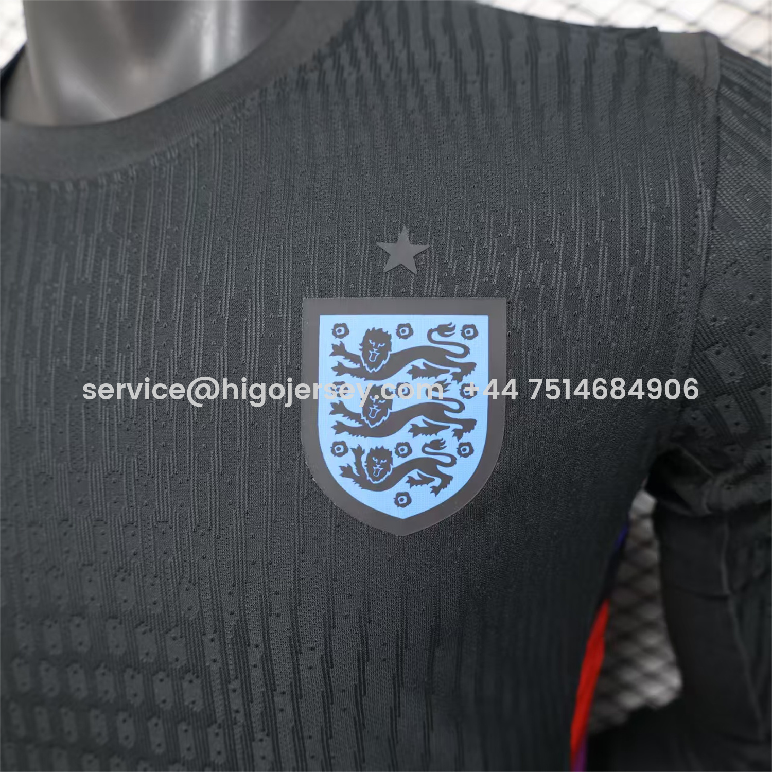Higojerseys-England 2025 Women's Team Away Jersey - Men's Long Sleeves Player Version
