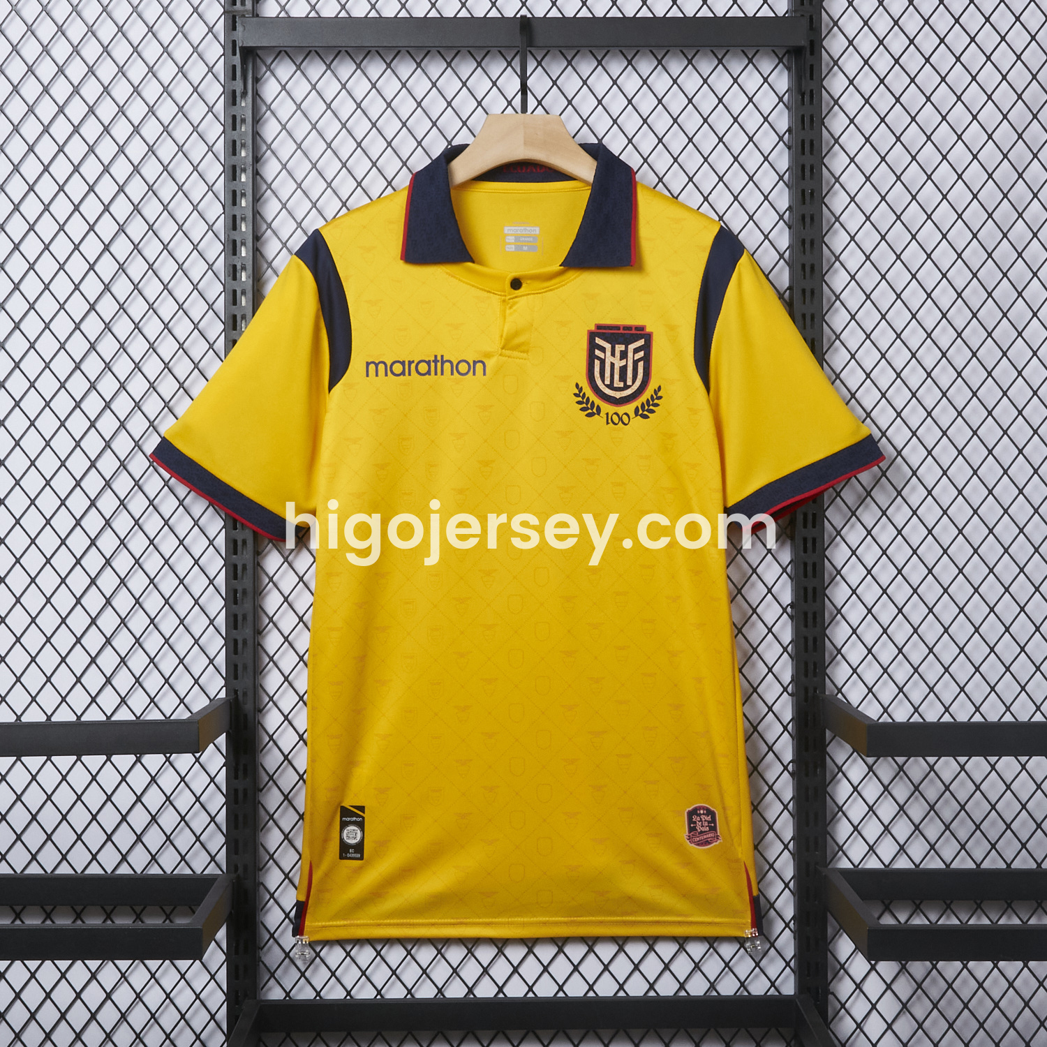 Higojerseys-Ecuador 2025 Centenary Home Jersey - Fans Version
