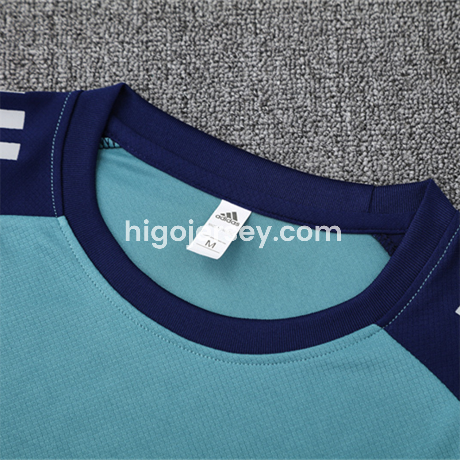 Higojerseys-Arsenal 25-26 Short-Sleeve Training Set - Green Top and Deep Blue Shorts