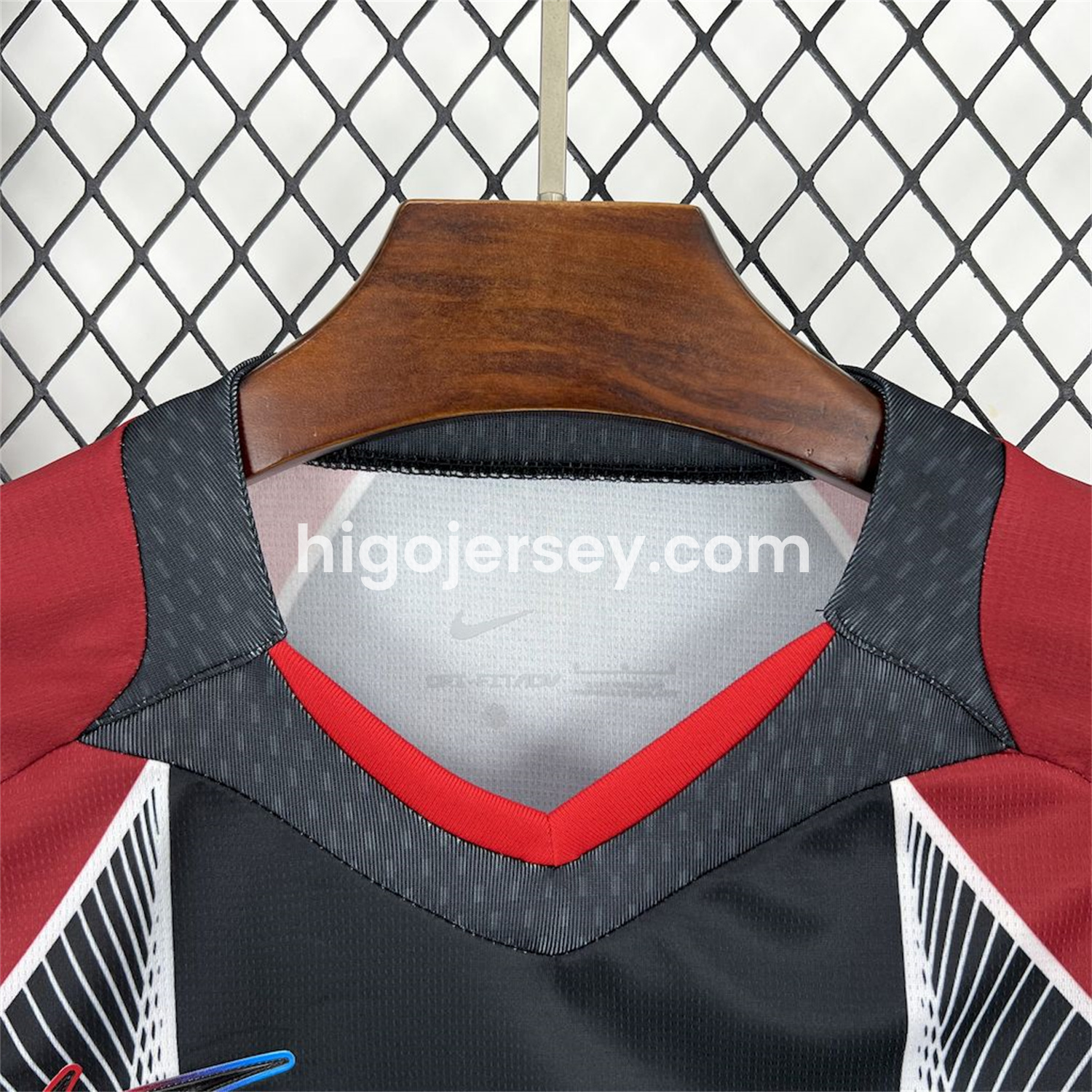 Higojerseys-Barcelona 25-26 T90 Red Black Gradient and White Lines Special Jersey - Fans Version