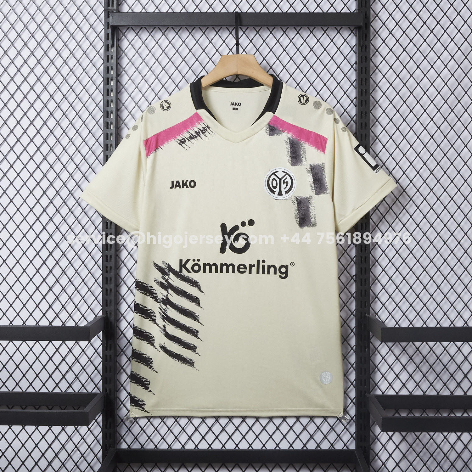 Higojerseys-Mainz 25-26 Third White Jersey - Fans Version