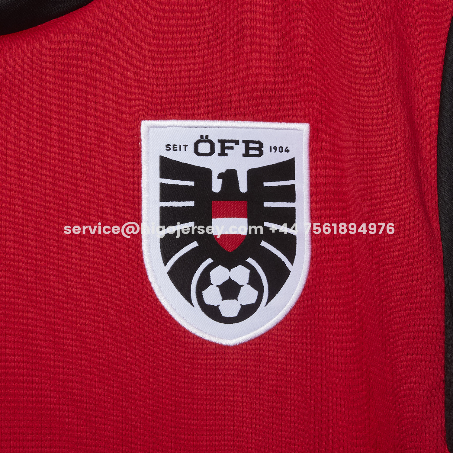 Higojerseys-Austria 2026 Home Red Jersey - Fans Version
