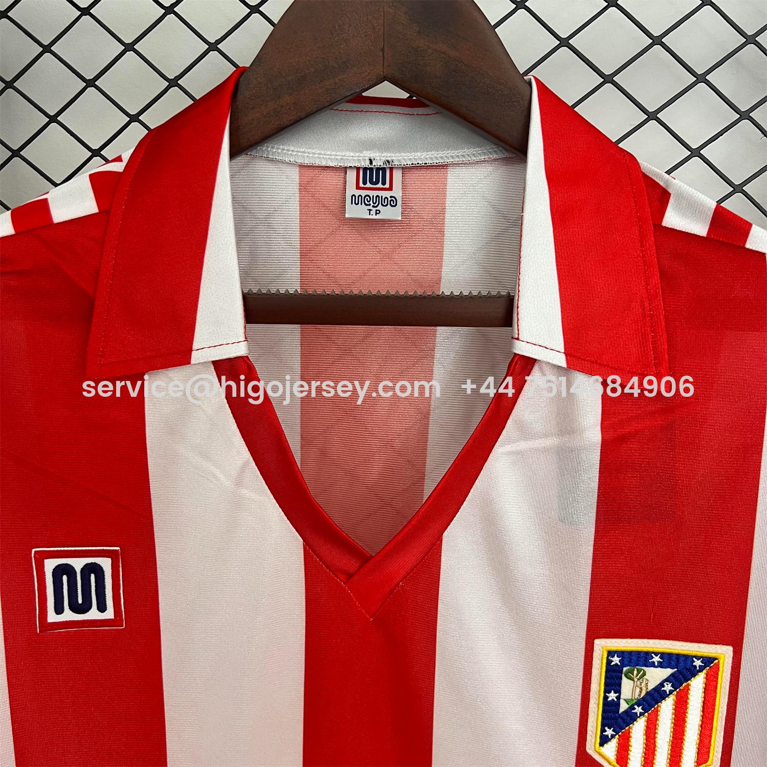 Higojerseys-Retro Atletico Madrid 1982-83 Home Jersey