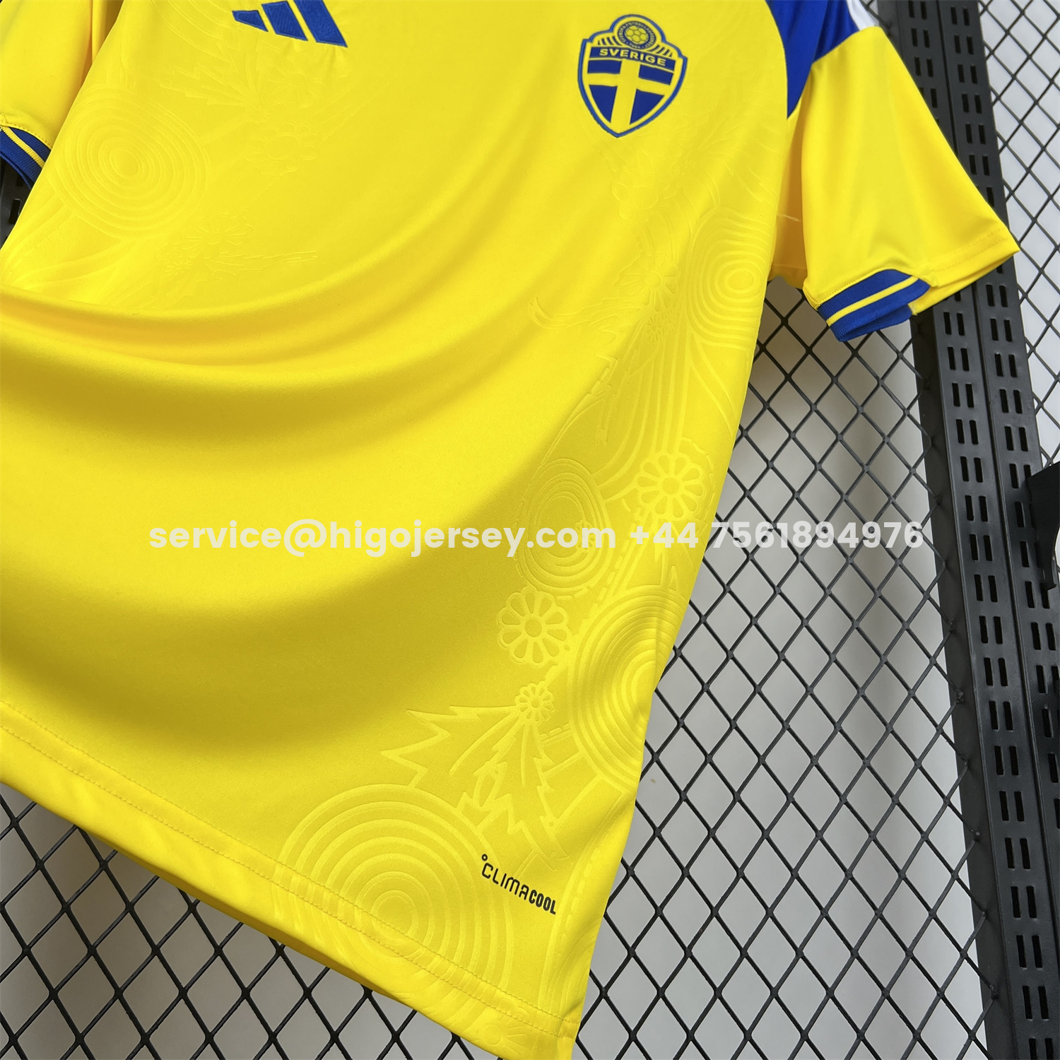 Higojerseys-Sweden 2026 Home Jersey - Fans Version