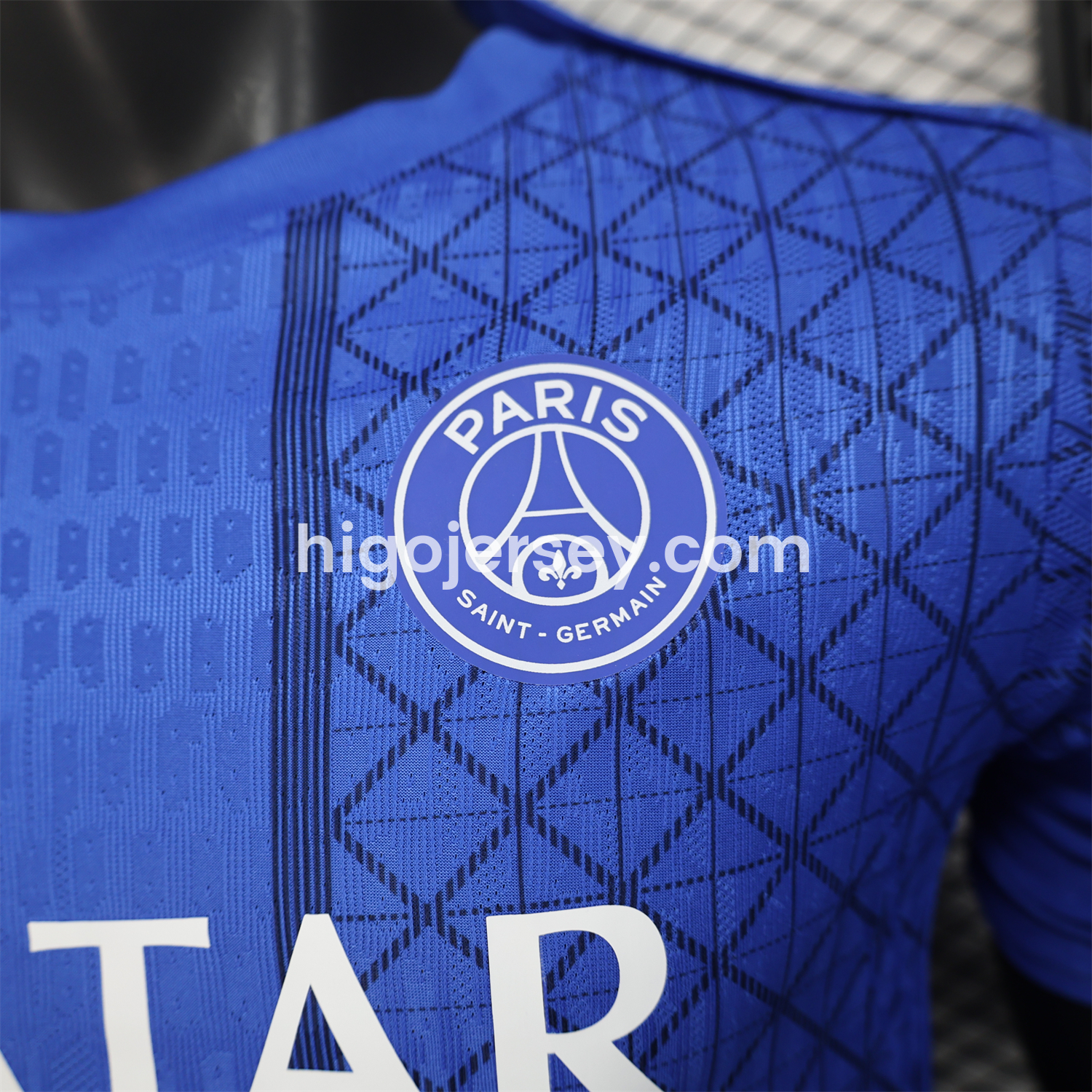 Higojerseys-Paris Saint-Germain PSG 25-26 Blue Pre-Match Training Jersey - Player Version