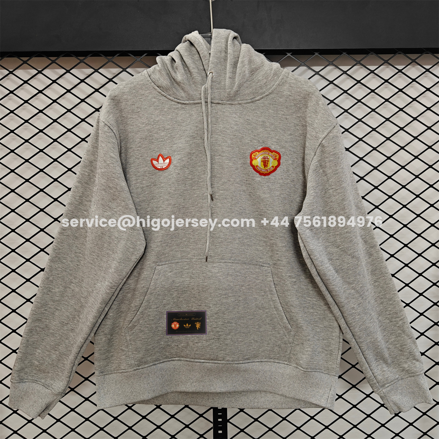 Higojerseys-Manchester United 25-26 Originals Terrace Icon Unisex Pullover Hoodie