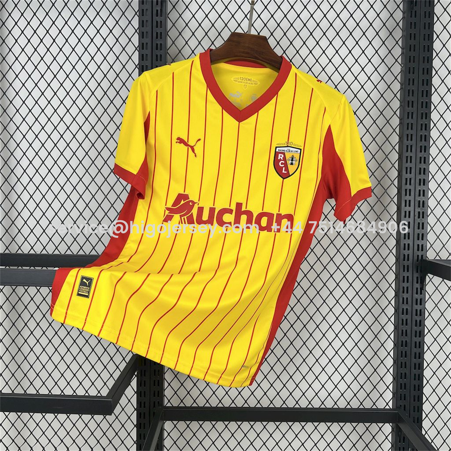 Higojerseys-RC Lens 25-26 Home Jersey - Fans Version
