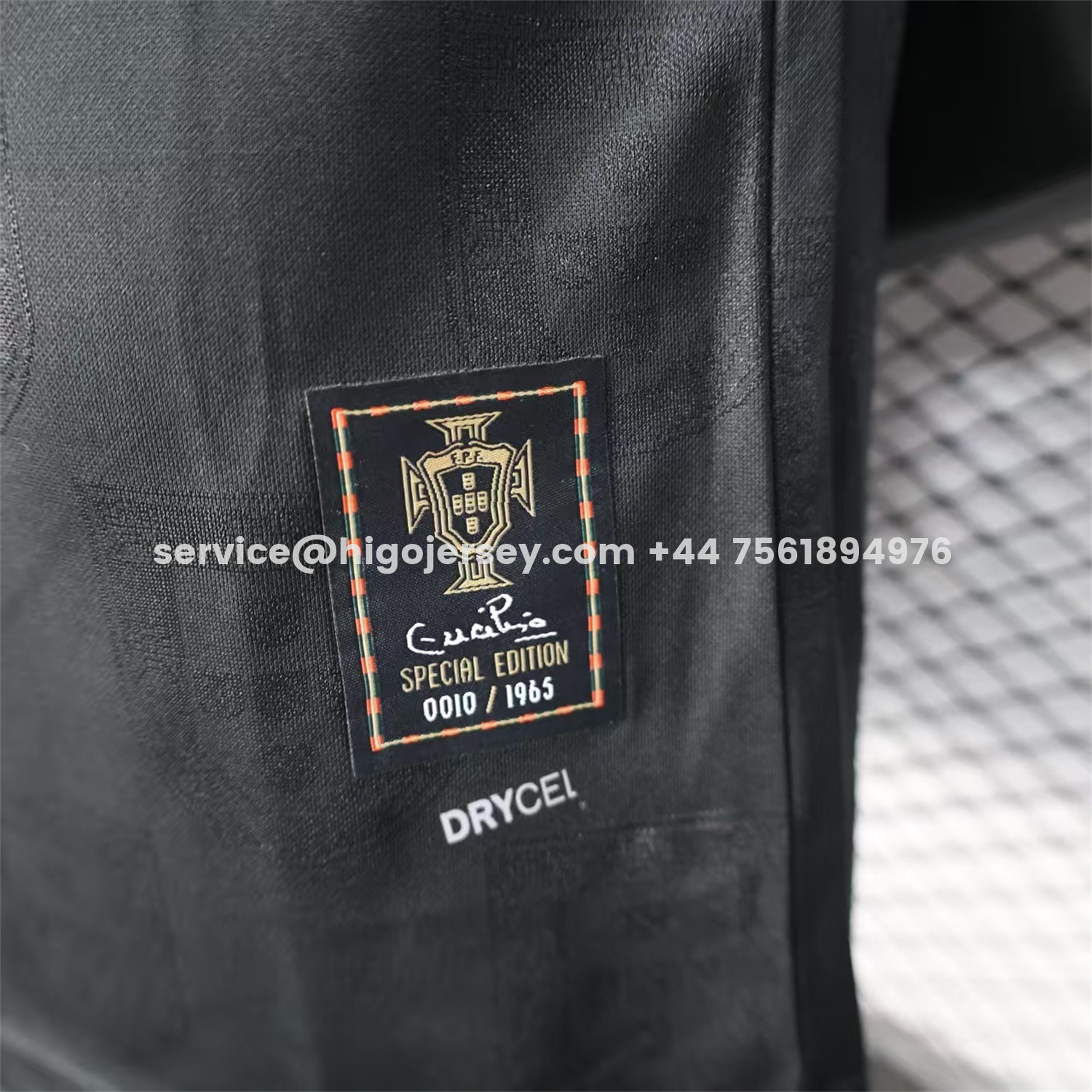 Higojerseys-Portugal 2026 Away Black Jersey - Player Version