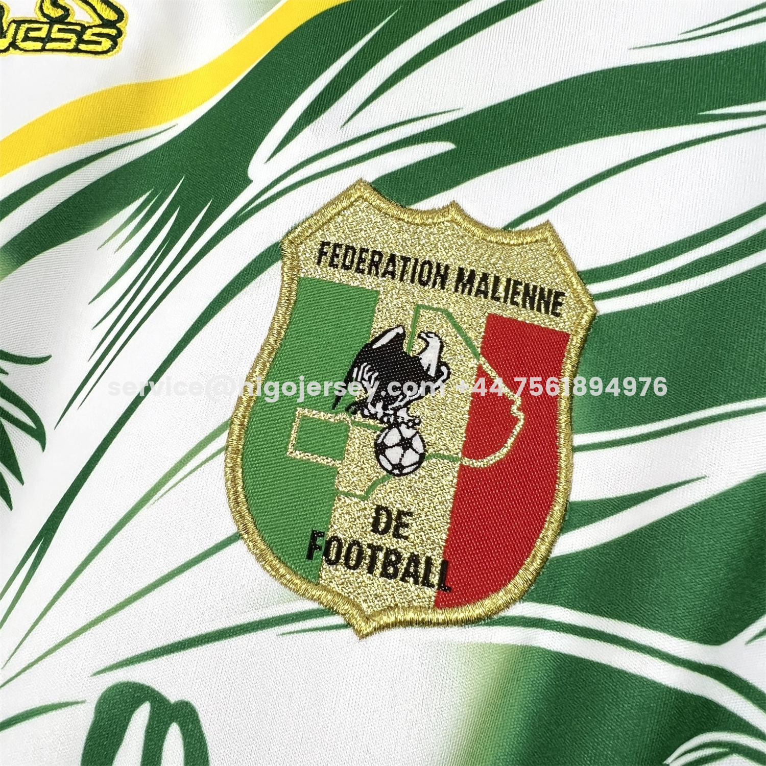 Higojerseys-Mali 2026 Eagle White Jersey - Fans Version