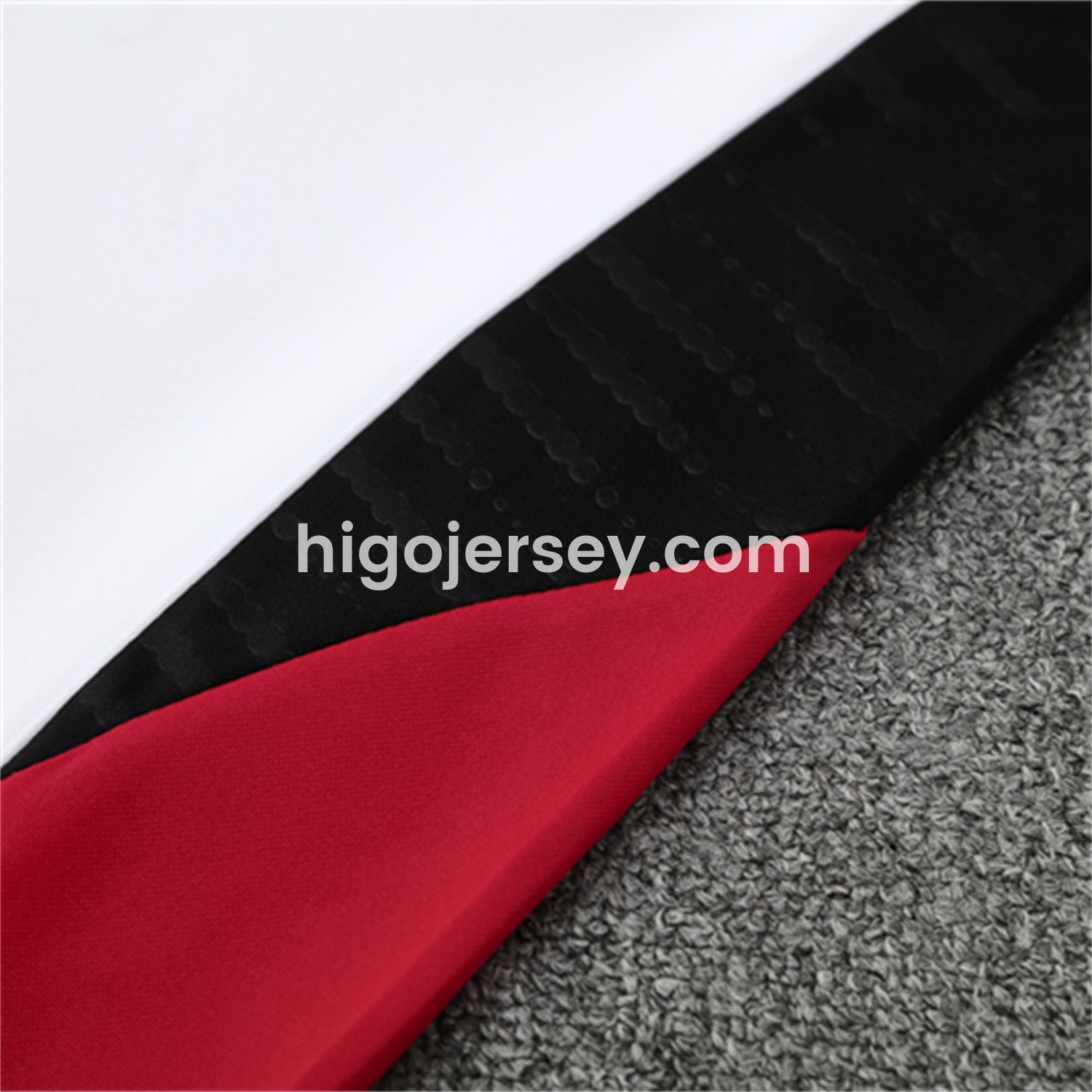 Higojerseys-Manchester United 25-26 Long Sleeves Training Set - White Top & Black Pants