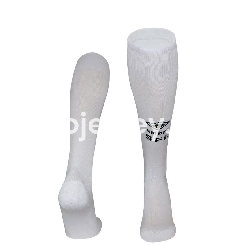 Higojerseys-Santos 25-26 Home Socks - White