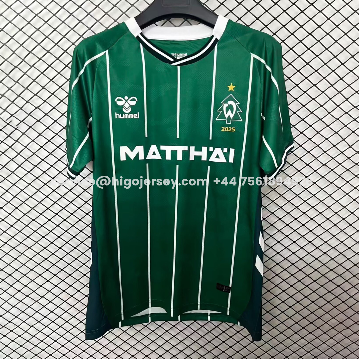 Higojerseys-Werder Bremen 25-26 Home Christmas Jersey - Fans Version