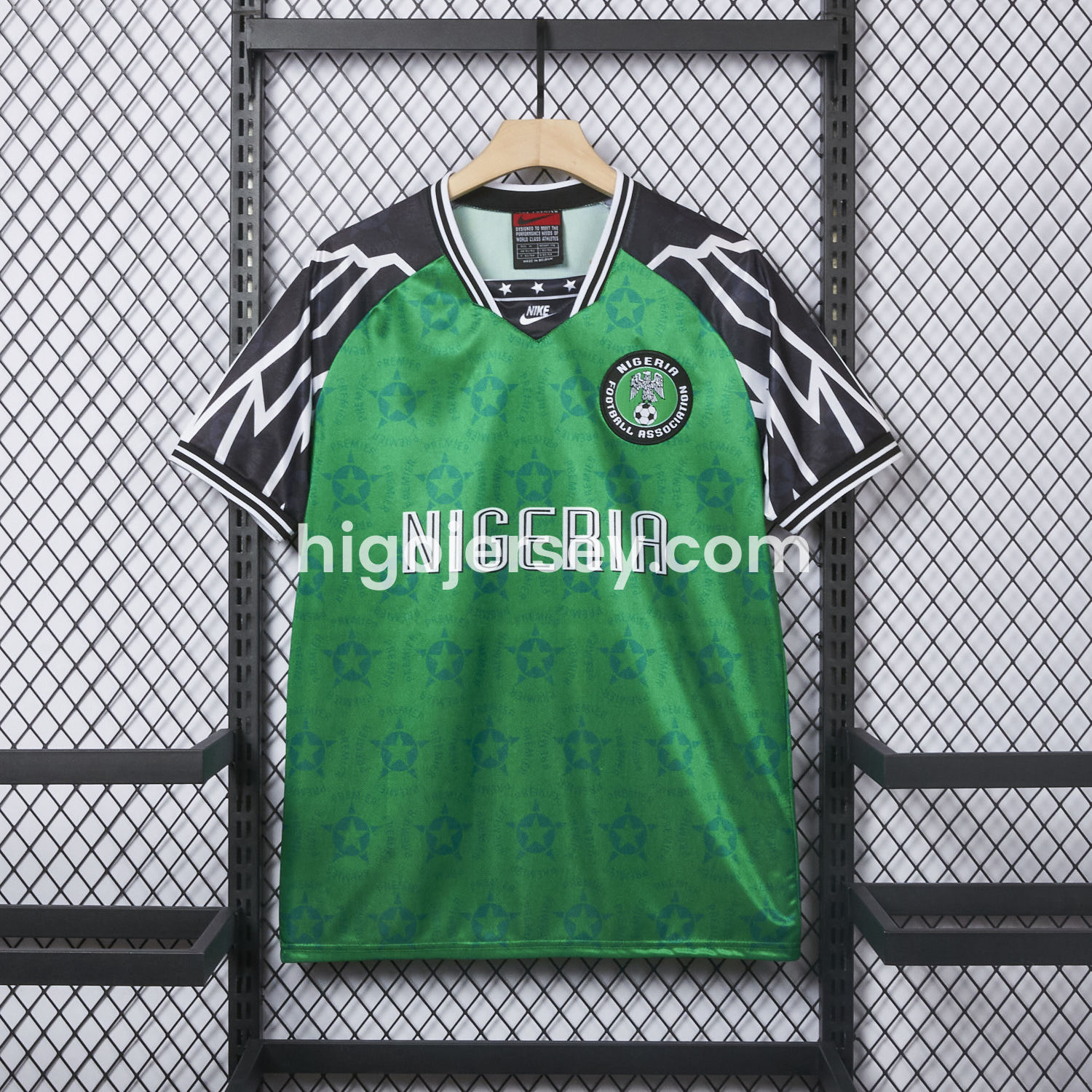 Higojerseys-Retro Nigeria 1993-95 Home Jersey
