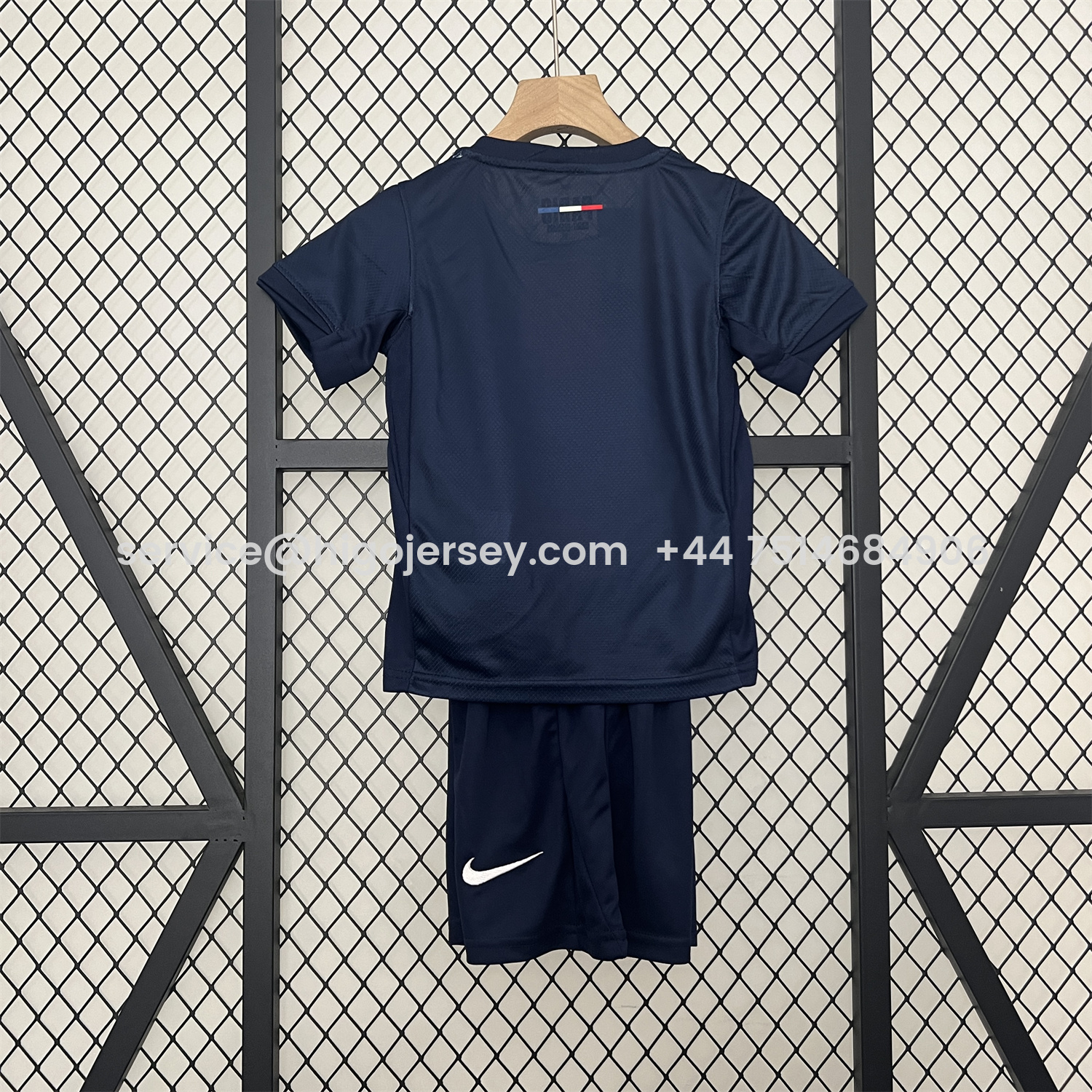 Higojerseys-Paris Saint-Germain PSG 24-25 Champions League Final Home Kids Kit