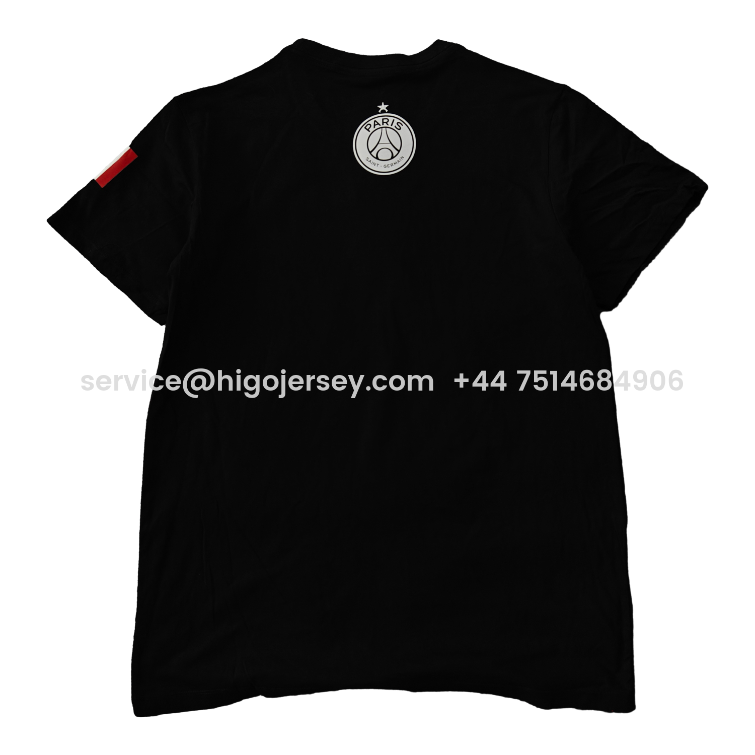 Higojerseys-Paris Saint-Germain PSG 2025 Champions League Commemorative Black T-shirt