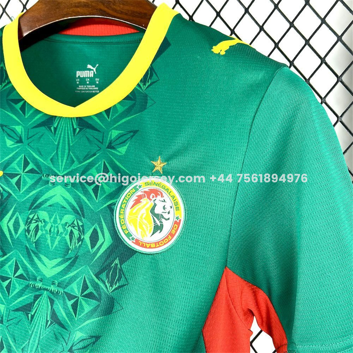 Higojerseys-Senegal 2026 Away Green Jersey - Fans Version