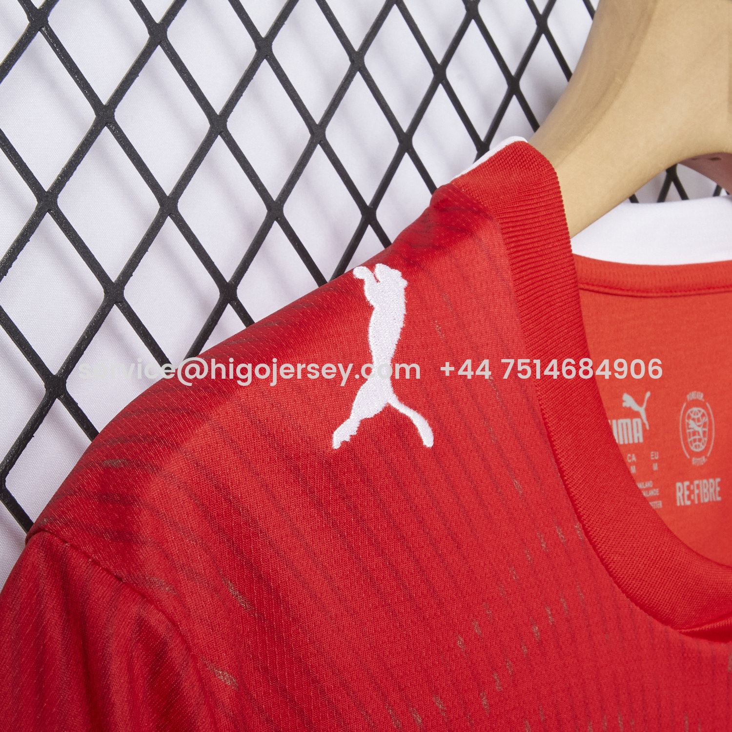 Higojerseys-Switzerland 2026 Home Red Jersey - Fans Version