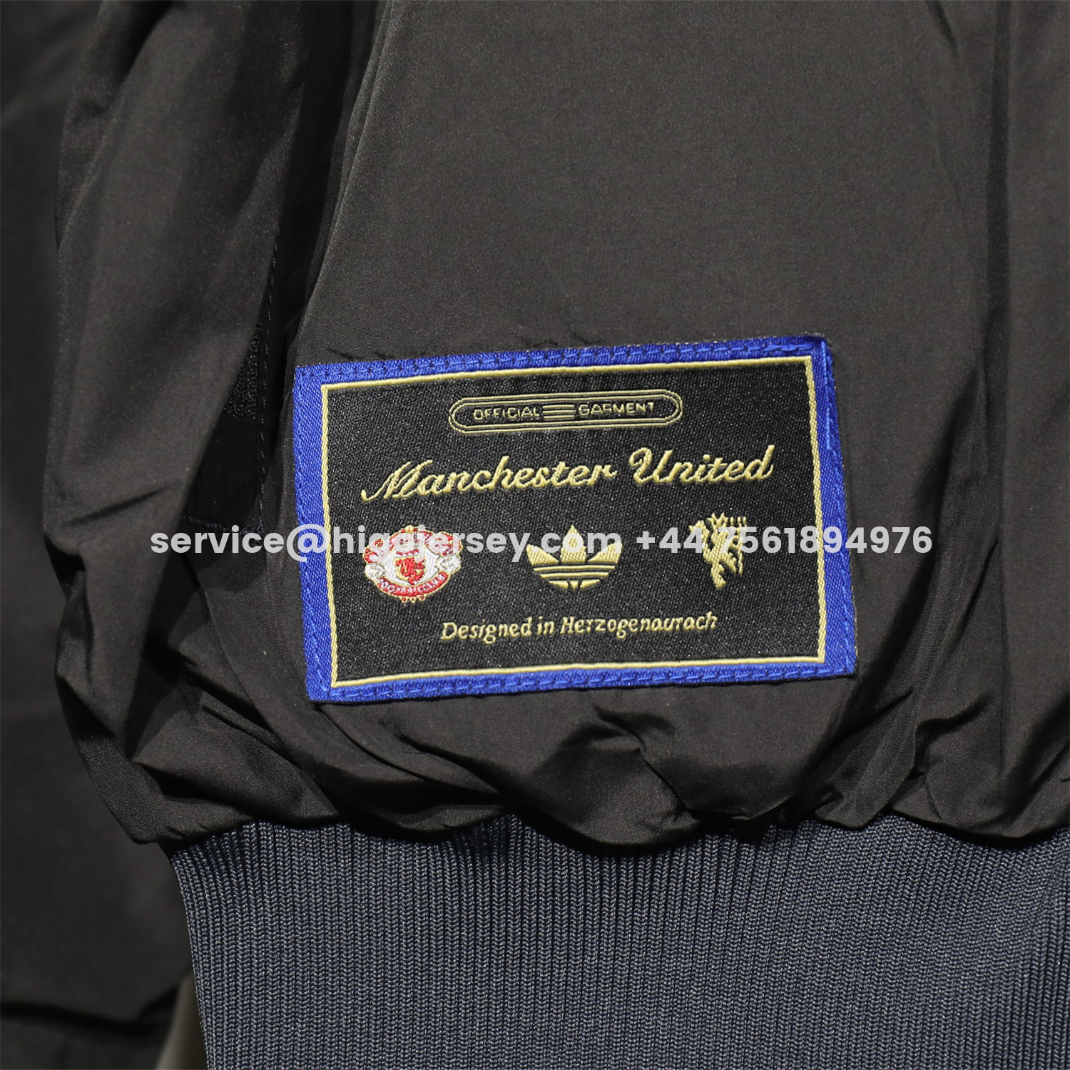 Higojerseys-Manchester United 25-26 Double Sided Reversible Windbreaker - Black & Purple