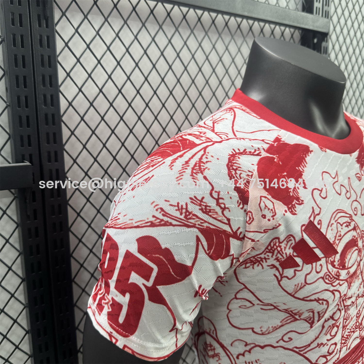 Higojerseys-Japan 25-26 Red Line Gear 5 Nika White Special Edition Jersey - Player Version