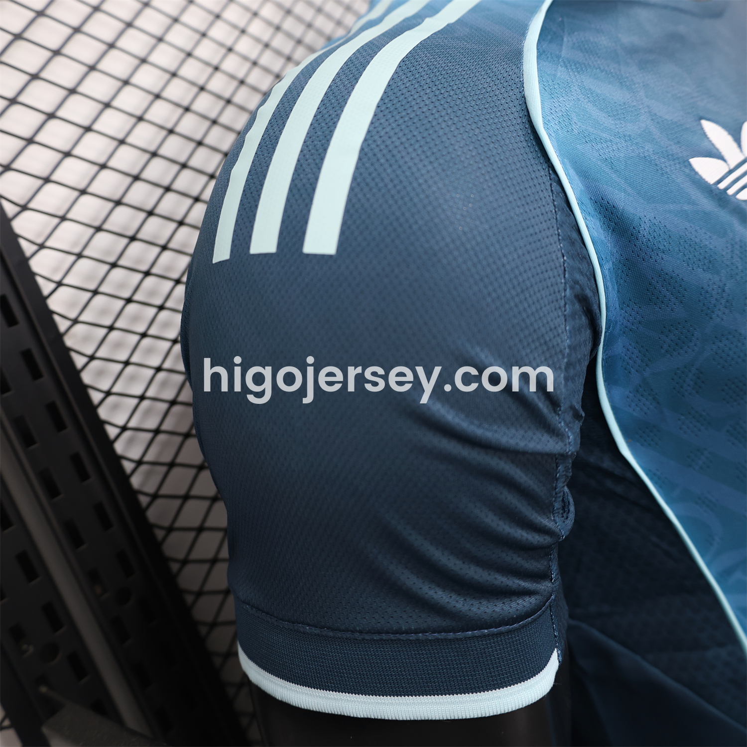 Higojerseys-Real Madrid 25-26 Blue Gradient Jersey with RMFC Pattern - Player Version