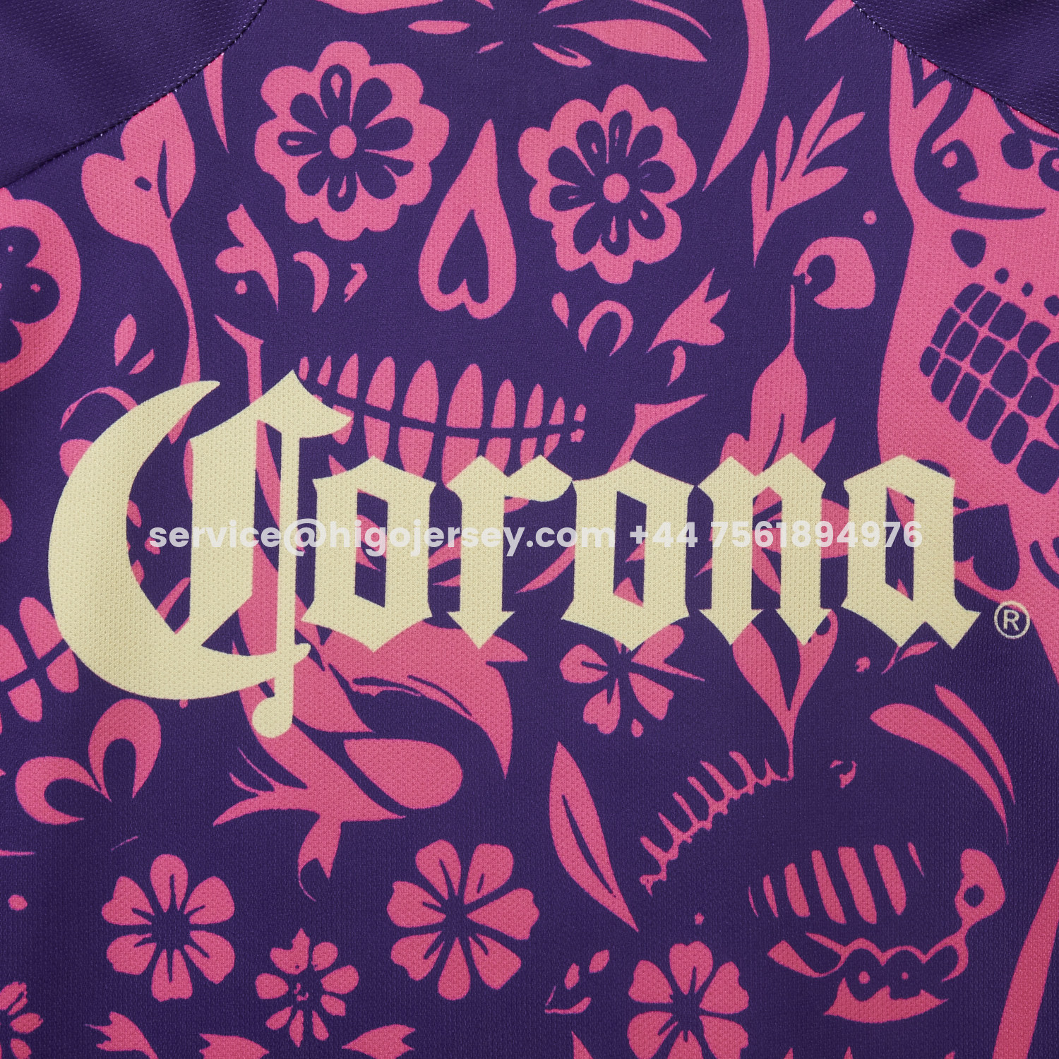 Higojerseys-Club América 25-26 Día de Muertos Purple Jersey - Fans Version