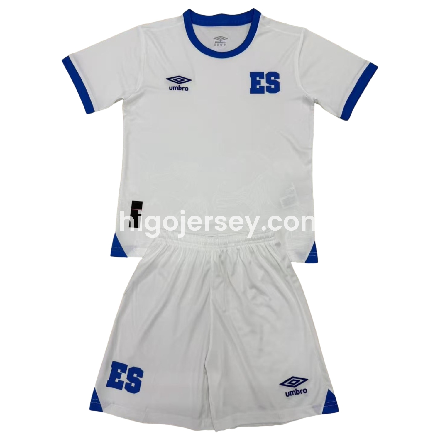 Higojerseys-El Salvador 25-26 Away Kids Kit