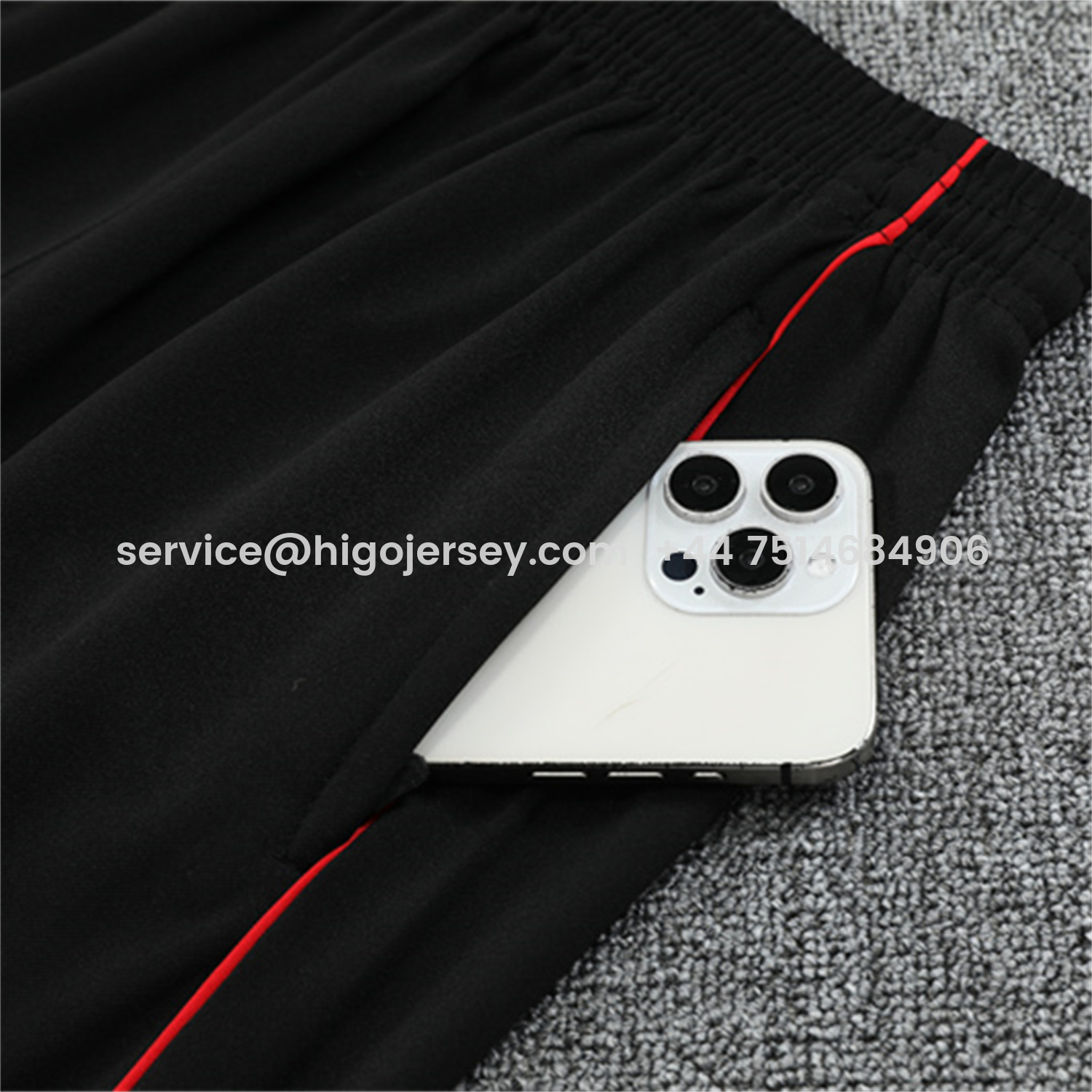 Higojerseys-Ajax 25-26 Kids Long Sleeve Training Set - White Top and Black Pants