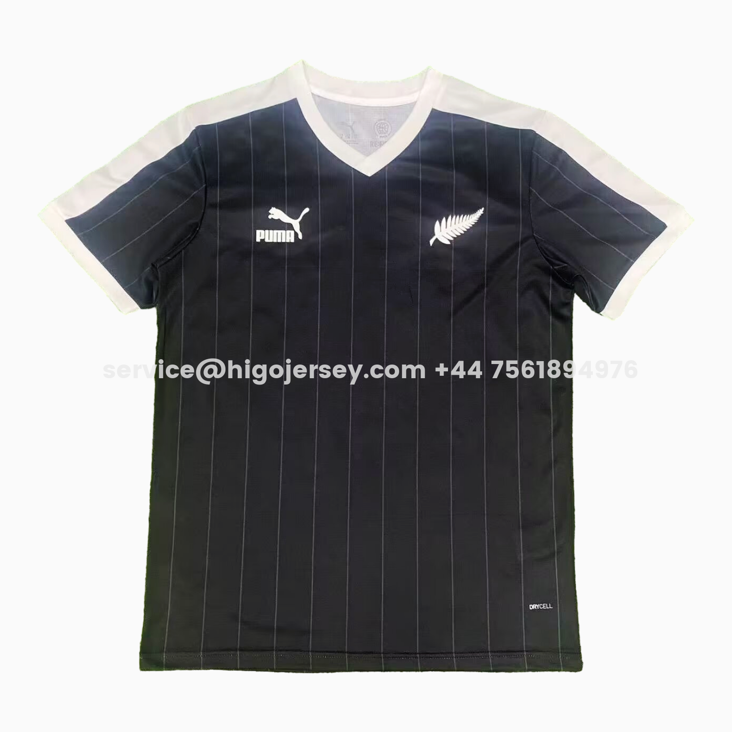 Higojerseys-New Zealand 2026 Away Black Jersey - Fans Version