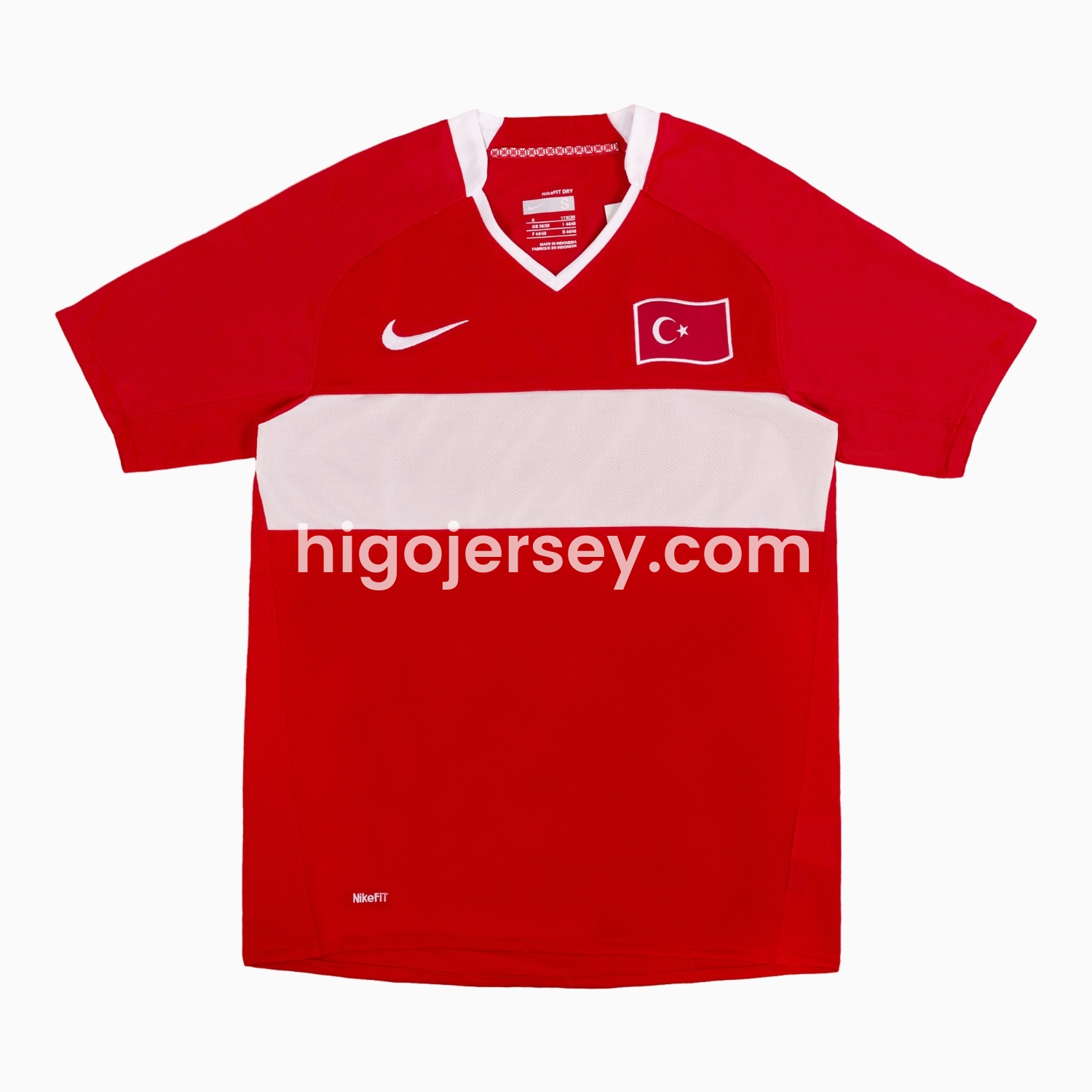 Higojerseys-Retro Turkey 2008 Home Jersey