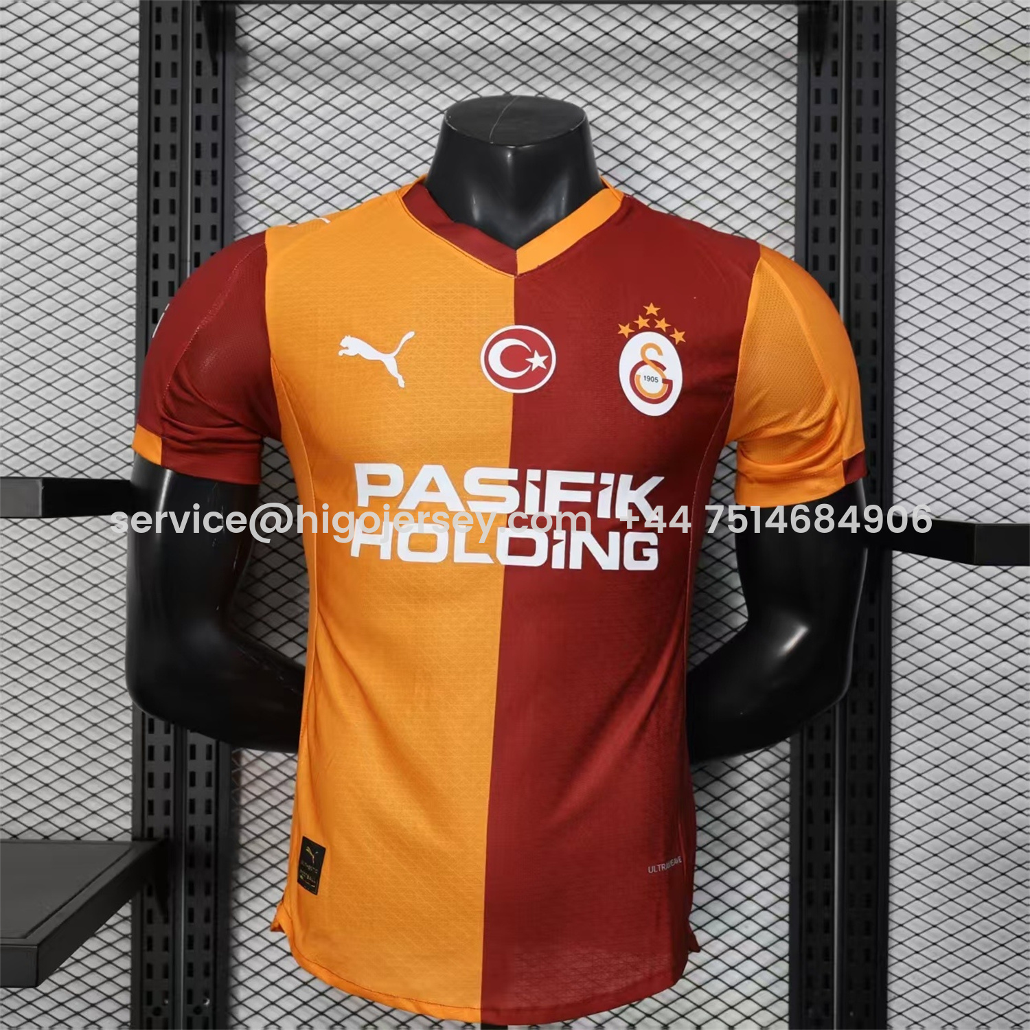 Higojerseys-Galatasaray 25-26 Home Jersey With Five Stars - Player Version