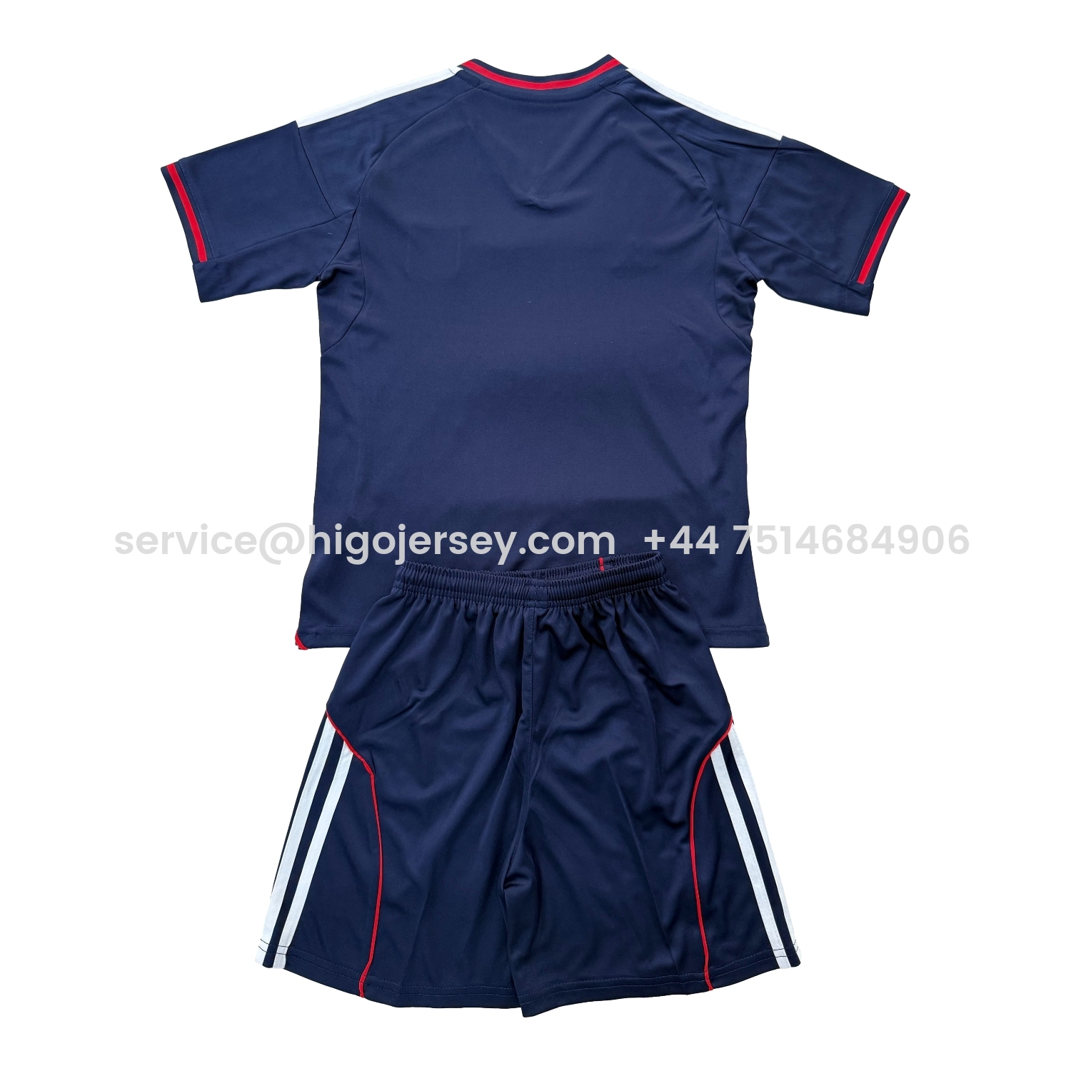 Higojerseys-Lyon 25-26 Away Kids Kit