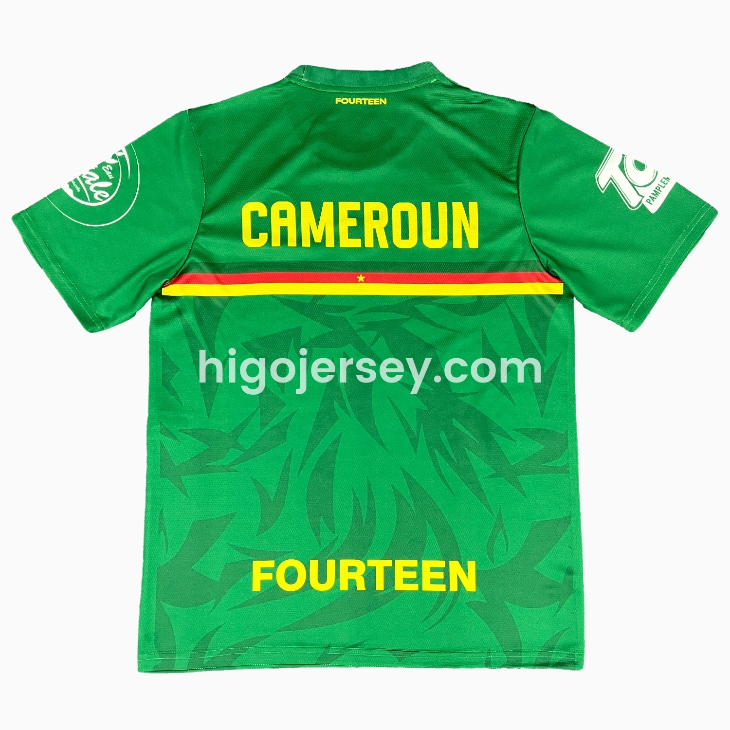 Higojerseys-Cameroon 25-26 Green Training Jersey - Fans Version