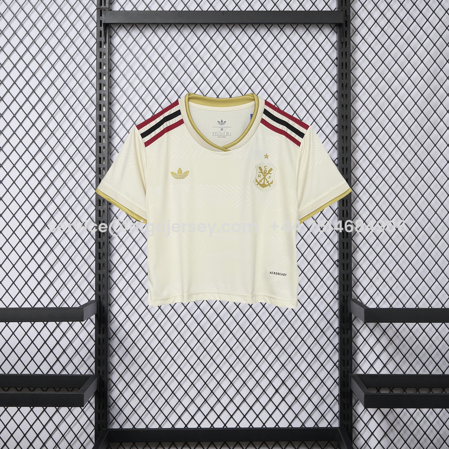 Higojerseys-Women's Flamengo 25-26 Third Unsponsored Cropped Jersey