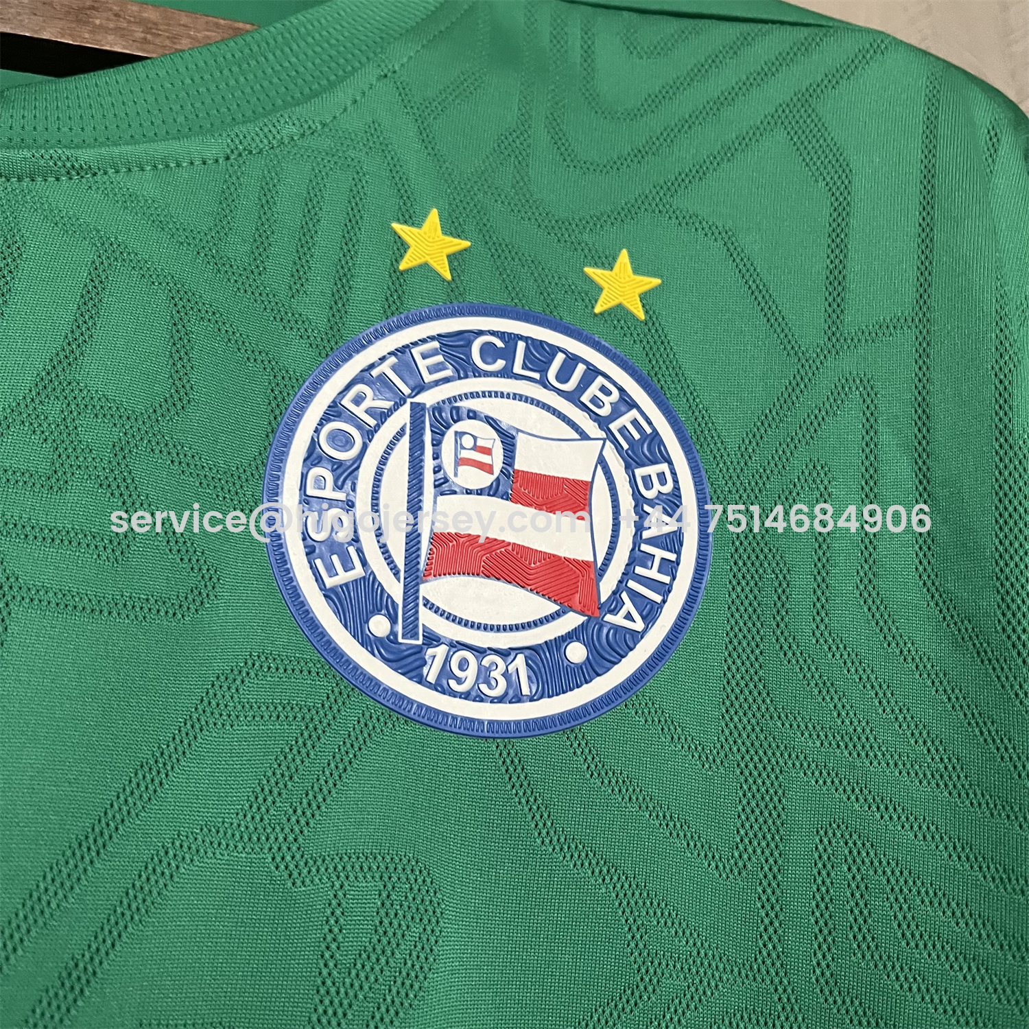 Higojerseys-Bahia 25-26 Green Training Jersey - Fans Version