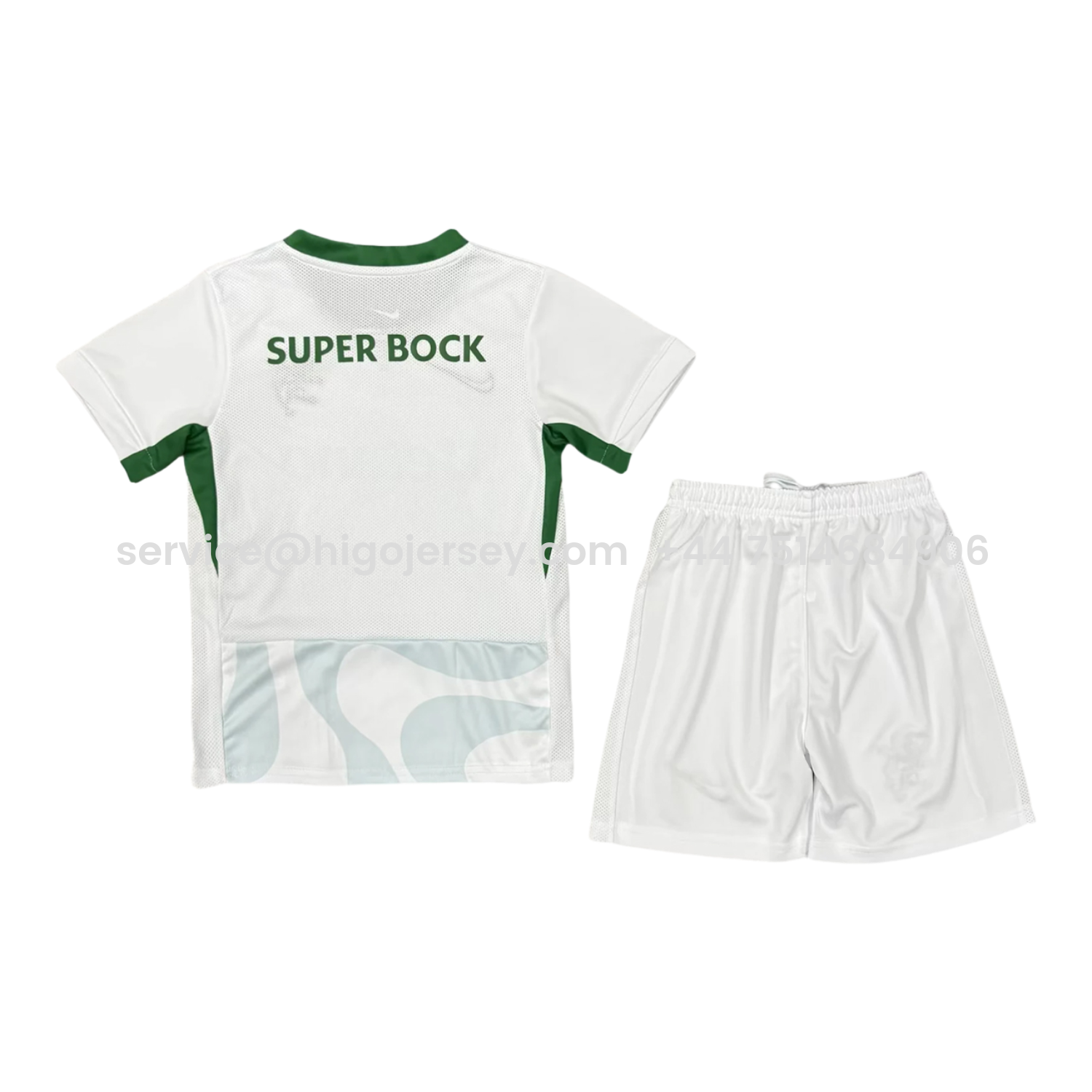 Higojerseys-Sporting CP 25-26 Away Kids Kit