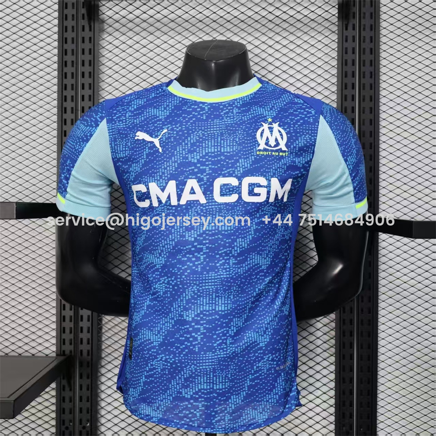 Higojerseys-Marseille 25-26 Third Jersey - Player Version