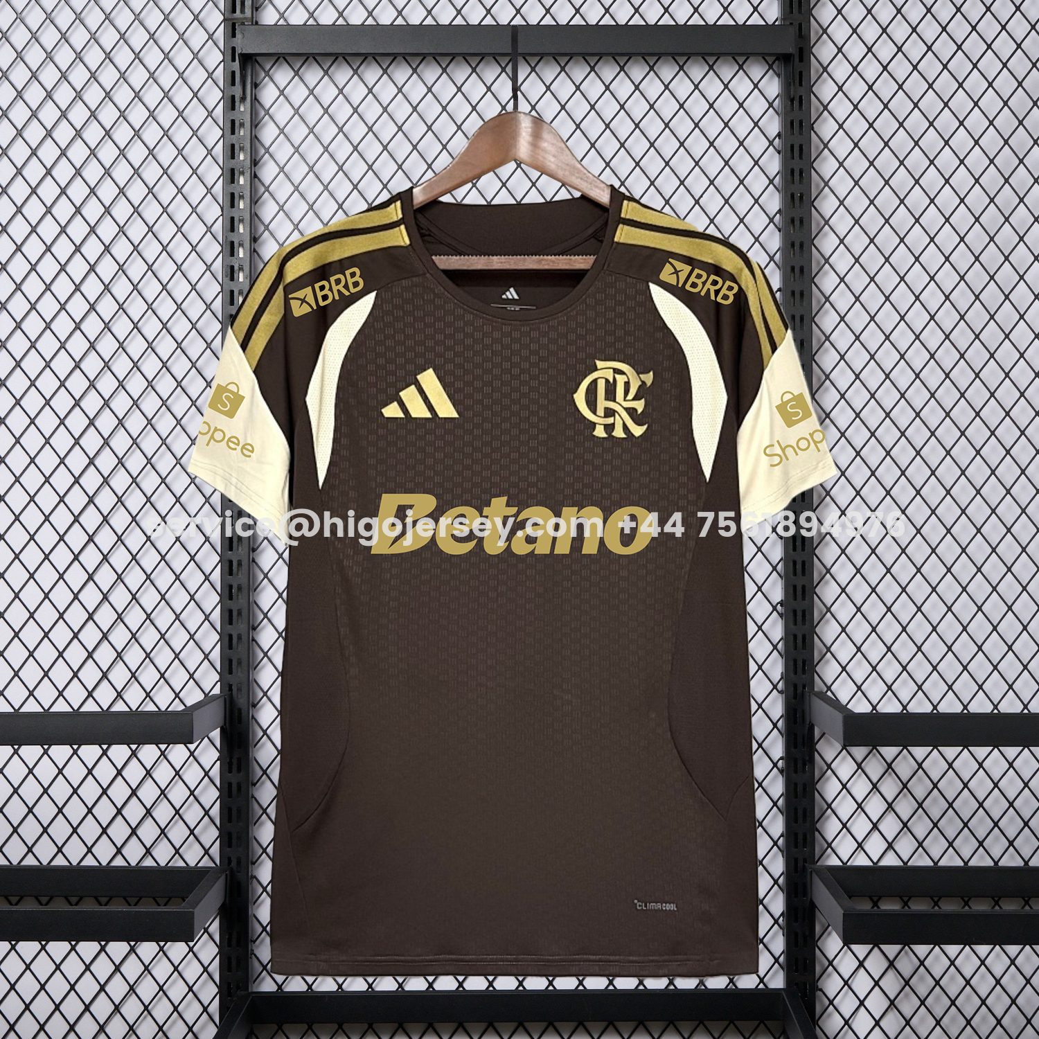 Higojerseys-Flamengo 25-26 Brown Special Jersey With All Sponsors - Fans Version