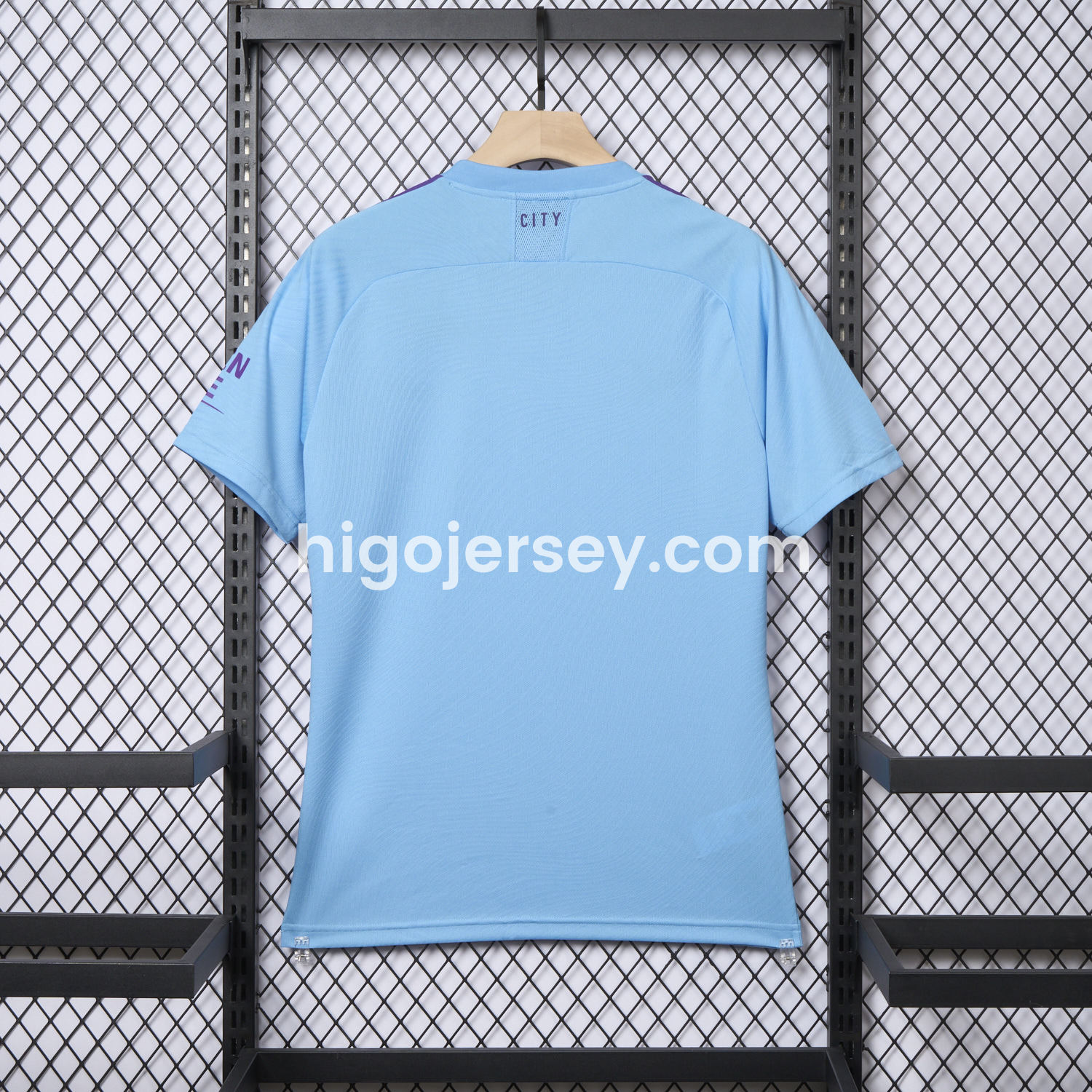 Higojerseys-Retro Manchester City 2019-20 Home Jersey